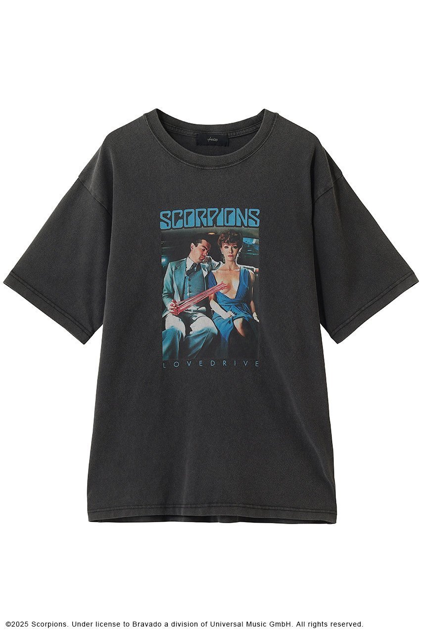 【その他のブランド/Other】の【UNISEX】Scorpions Love Drive SS Tシャツ インテリア・キッズ・メンズ・レディースファッション・服の通販 founy(ファニー) 　ファッション　Fashion　レディースファッション　Fashion for Women　トップス・カットソー　Cut & Sew Tops　シャツ・ブラウス・オフィスカジュアル　Elegant Blouses & Button-Ups　ロングTシャツ・Tシャツ　Longline T-Shirts & Tees　カットソー・ベーシックTシャツ　Cut-and-Sewn Tops / Stretch Tees & Basics　ユニセックス　Unisex, Genderless　グラフィック　Graphic, Graphic Design　ショート　Short, Short Length　スリーブ　Sleeve, Long Sleeve / Short Sleeve　フロント　Front, Front Design　ヴィンテージ　Vintage Style　新作・新入荷　New Arrivals / New In　ブラック|ID: prp329100004942554 ipo3291000000037095815