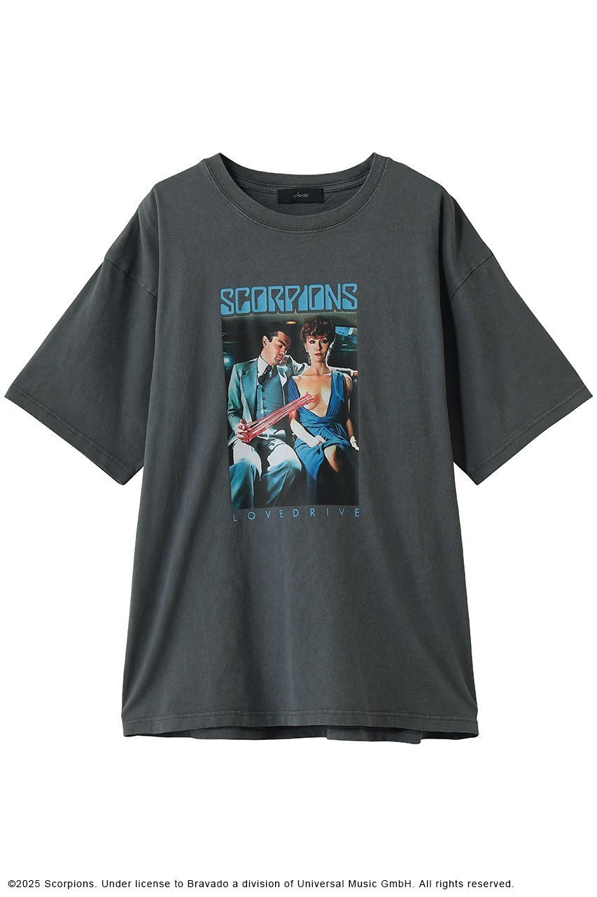 【その他のブランド/Other】の【UNISEX】Scorpions Love Drive SS Tシャツ インテリア・キッズ・メンズ・レディースファッション・服の通販 founy(ファニー) 　ファッション　Fashion　レディースファッション　Fashion for Women　トップス・カットソー　Cut & Sew Tops　シャツ・ブラウス・オフィスカジュアル　Elegant Blouses & Button-Ups　ロングTシャツ・Tシャツ　Longline T-Shirts & Tees　カットソー・ベーシックTシャツ　Cut-and-Sewn Tops / Stretch Tees & Basics　ユニセックス　Unisex, Genderless　グラフィック　Graphic, Graphic Design　ショート　Short, Short Length　スリーブ　Sleeve, Long Sleeve / Short Sleeve　フロント　Front, Front Design　ヴィンテージ　Vintage Style　新作・新入荷　New Arrivals / New In　チャコール|ID: prp329100004942554 ipo3291000000037095816