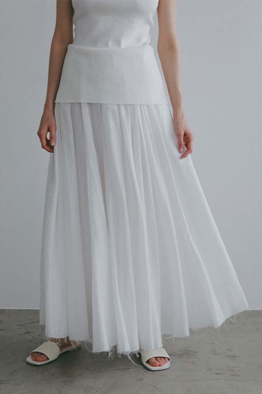 【エトレトウキョウ/ETRE TOKYO】のエアリーギャザーボリュームスカート 人気、トレンドファッション・服の通販 founy(ファニー) 　ファッション　Fashion　レディースファッション　Fashion for Women　スカート　Skirts　ロングスカート　Long Skirts / Maxi & Midi Skirts　おすすめ　Recommended / Our Picks　エアリー　Airy Texture　ギャザー　Gathered, Ruffled　コンパクト　Compact, Small Size　スウェット / スエット　Sweatshirt, Sweatwear　ロング　Long, Long-Length　新作・新入荷　New Arrivals / New In　 other-1|ID: prp329100004942558 ipo3291000000037095835