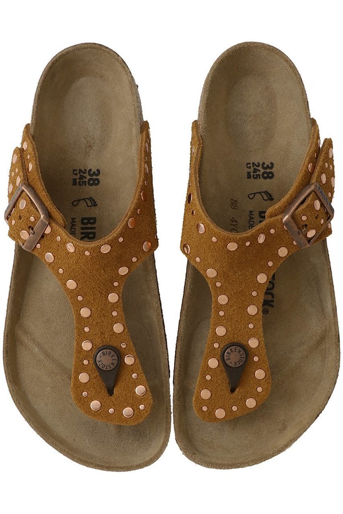 【ビルケンシュトック/BIRKENSTOCK】のGizeh Rivet(Suede Leather) インテリア・キッズ・メンズ・レディースファッション・服の通販 founy(ファウニー) https://founy.com/ ファッション Fashion レディースファッション Fashion for Women クラシック Classic, Timeless Style サンダル Sandals, Summer Shoes スタッズ Studs, Metal Accents フィット Fit, Slim Fit |ID: prp329100004942569 ipo3291000000037095914