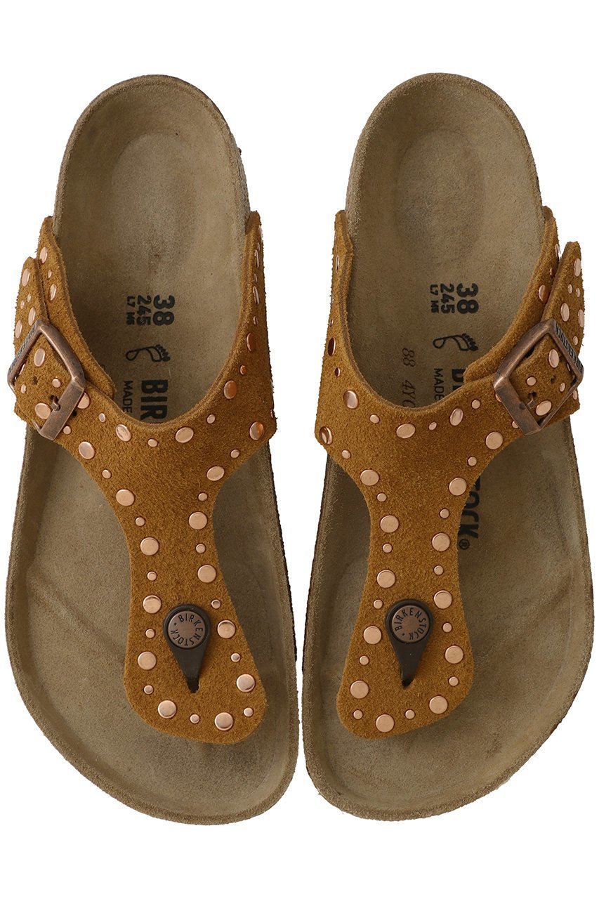 【ビルケンシュトック/BIRKENSTOCK】のGizeh Rivet(Suede Leather) インテリア・キッズ・メンズ・レディースファッション・服の通販 founy(ファニー) 　ファッション　Fashion　レディースファッション　Fashion for Women　クラシック　Classic, Timeless Style　サンダル　Sandals, Summer Shoes　スタッズ　Studs, Metal Accents　フィット　Fit, Slim Fit　新作・新入荷　New Arrivals / New In　ミンク|ID: prp329100004942569 ipo3291000000037095915