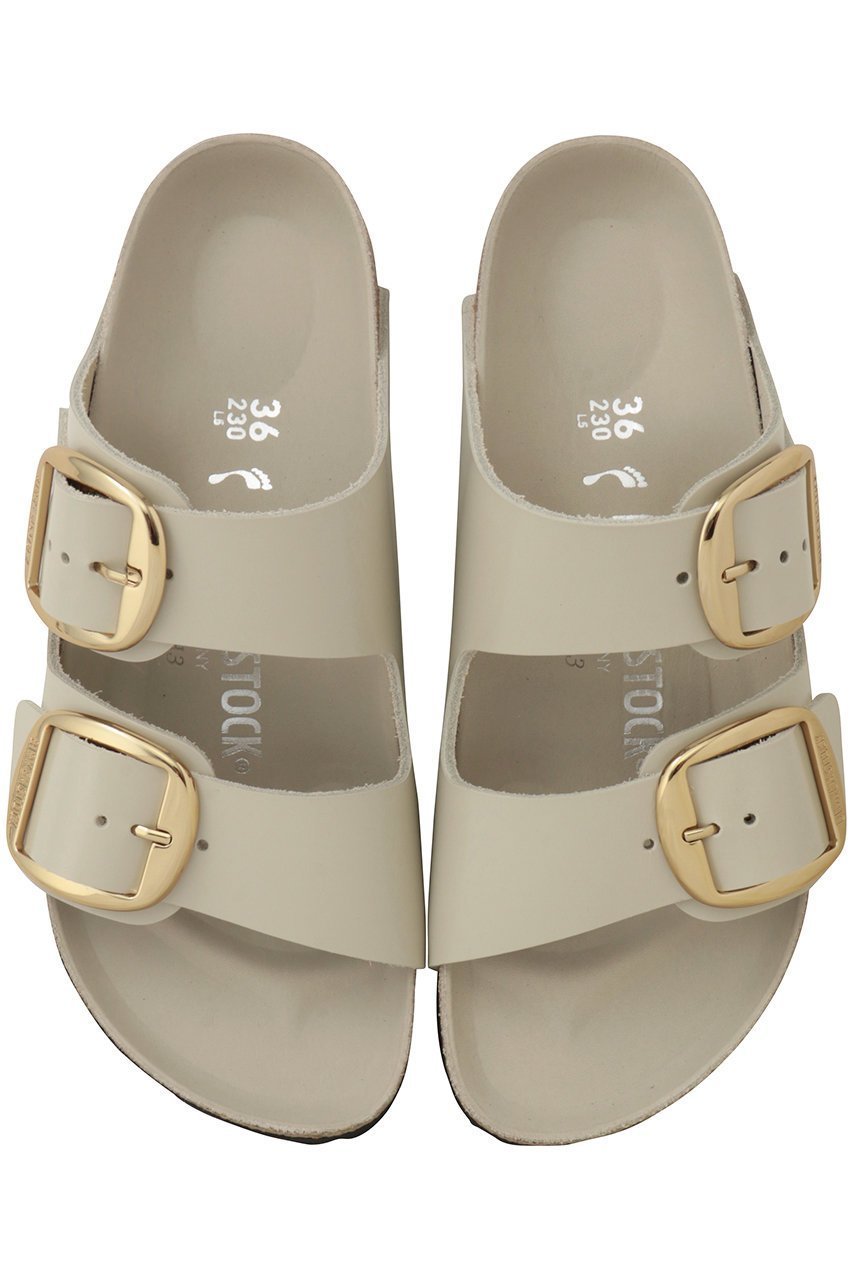 【ビルケンシュトック/BIRKENSTOCK】のArizona Big Buckle(Natural Leather Patent) インテリア・キッズ・メンズ・レディースファッション・服の通販 founy(ファニー) 　ファッション　Fashion　レディースファッション　Fashion for Women　クッション　Cushion, Throw Pillow　クラシカル　Classical, Vintage-Inspired　サンダル　Sandals, Summer Shoes　リゾート　Resort, Vacation Style　新作・新入荷　New Arrivals / New In　オイスター|ID: prp329100004942571 ipo3291000000037095929