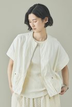 【カレンソロジー/Curensology】のタスランジップブラウス 人気、トレンドファッション・服の通販 founy(ファニー) ファッション Fashion レディースファッション Fashion for Women トップス・カットソー Cut & Sew Tops シャツ・ブラウス・オフィスカジュアル Elegant Blouses & Button-Ups ギャザー Gathered, Ruffled サテン Satin, Glossy Fabric ショート Short, Short Length ジップ Zip, Zipper スリーブ Sleeve, Long Sleeve / Short Sleeve バランス Balance, Style Balance ブルゾン Blouson, Bomber Jacket ワッシャー Washer, Crinkled Finish 再入荷 Restock / Back in Stock 夏 Summer 日本製 Made In Japan thumbnail ホワイト|ID: prp329100004942574 ipo3291000000037095947