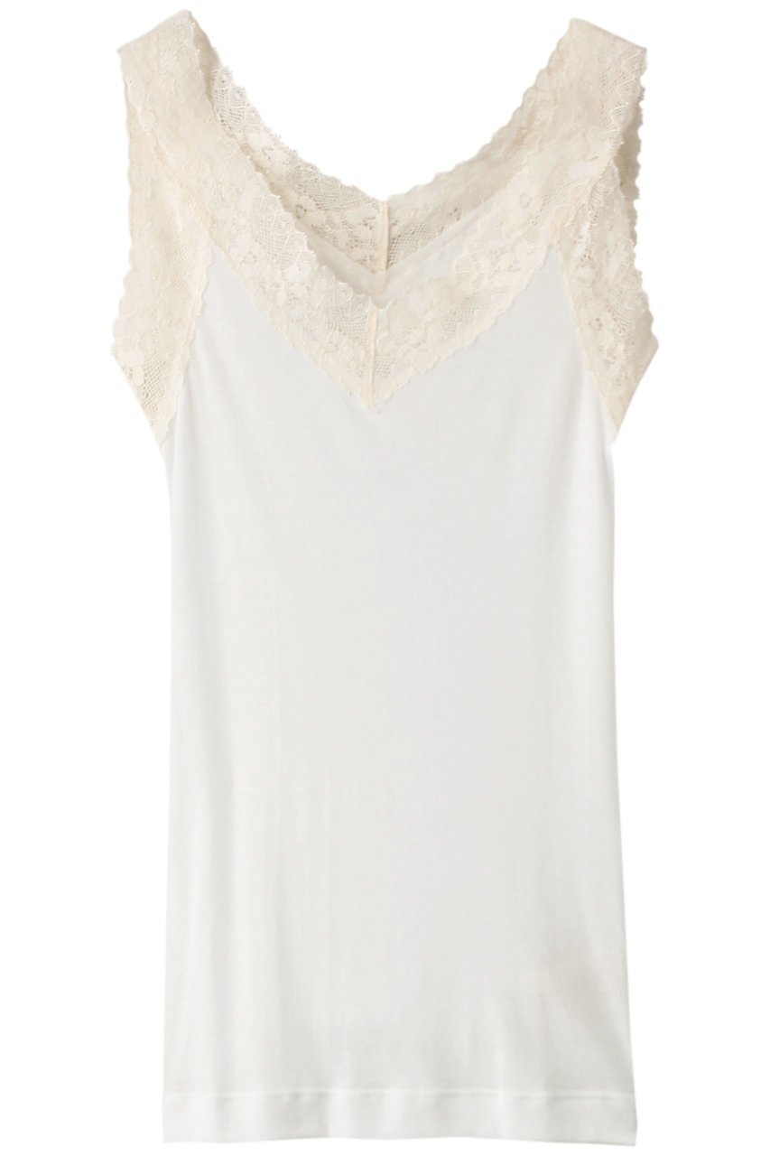 【プリスティン/PRISTINE】のフロストレースキャミソール インテリア・キッズ・メンズ・レディースファッション・服の通販 founy(ファニー) 　ファッション　Fashion　レディースファッション　Fashion for Women　下着・ランジェリー　Lingerie & Intimates　その他ランジェリー・インナーアイテム　Other Lingerie / Intimates　おすすめ　Recommended / Our Picks　インナー　Innerwear　キャミソール　Camisole, Spaghetti Strap Top　ショーツ　Shorts, Short Pants　シンプル　Simple, Minimal　セットアップ　Set-Up, Coordinated Outfit　フェミニン　Feminine, Girly　ランジェリー　Lingerie, Intimate Wear　レース　Lace, Lace Fabric　再入荷　Restock / Back in Stock　ホワイト|ID: prp329100004942577 ipo3291000000037095982