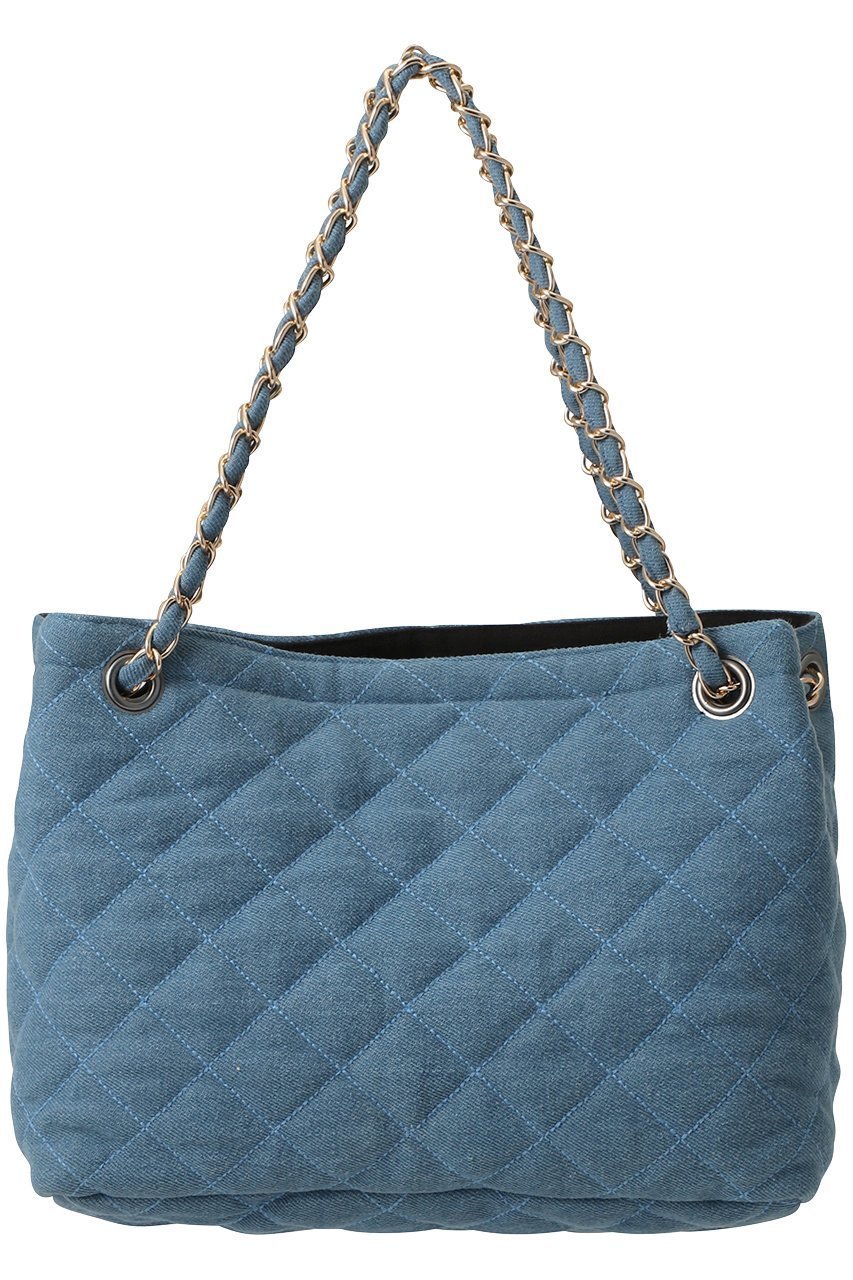 【マリュス/MALUS】の【ELLE SHOP限定】デニムキルティング ショルダーバッグ 人気、トレンドファッション・服の通販 founy(ファニー) 　ファッション　Fashion　レディースファッション　Fashion for Women　バッグ　Bags　キルティング　Quilted, Quilting　スラックス　Slacks, Dress Pants　チェーン　Chain, Chain Strap　デニム　Denim, Jeans Material　新作・新入荷　New Arrivals / New In　other-3|ID: prp329100004942590 ipo3291000000037096076