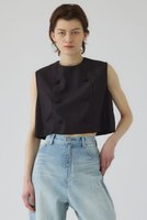 【リムアーク/RIM.ARK】の【5/1 10:00販売開始】Mannish vest like tops/トップス 人気、トレンドファッション・服の通販 founy(ファニー) ファッション Fashion レディースファッション Fashion for Women アウター Coat / Outerwear Collection トップス・カットソー Cut & Sew Tops シャツ・ブラウス・オフィスカジュアル Elegant Blouses & Button-Ups ベスト&ジレ / 重ね着スタイル Vests & Gilets ショート Short, Short Length ストライプ Stripe, Striped Pattern スリーブ Sleeve, Long Sleeve / Short Sleeve スーツ Suit, Formalwear セットアップ Set-Up, Coordinated Outfit エレガント 上品 Elegant 新作・新入荷 New Arrivals / New In |ID:prp329100004942602