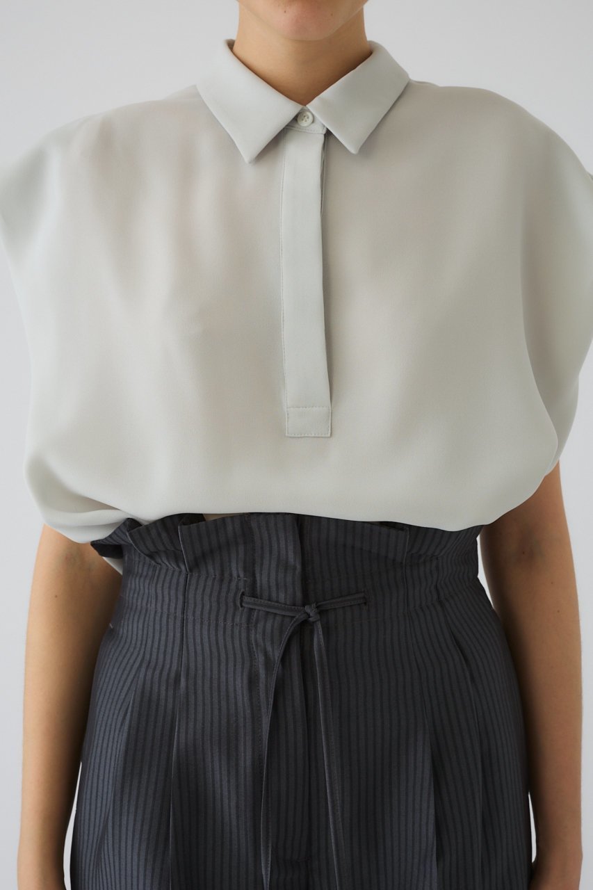 【リムアーク/RIM.ARK】の【5/1 10:00販売開始】Box silhouette woven SH/シャツ 人気、トレンドファッション・服の通販 founy(ファニー) 　ファッション　Fashion　レディースファッション　Fashion for Women　トップス・カットソー　Cut & Sew Tops　シャツ・ブラウス・オフィスカジュアル　Elegant Blouses & Button-Ups　おすすめ　Recommended / Our Picks　ショート　Short, Short Length　スマート　Smart, Elegant　スラックス　Slacks, Dress Pants　スリーブ　Sleeve, Long Sleeve / Short Sleeve　タイトスカート　Pencil Skirt, Tight Skirt　フロント　Front, Front Design　ボックス　Boxy, Box Shape　新作・新入荷　New Arrivals / New In　other-4|ID: prp329100004942604 ipo3291000000037096314