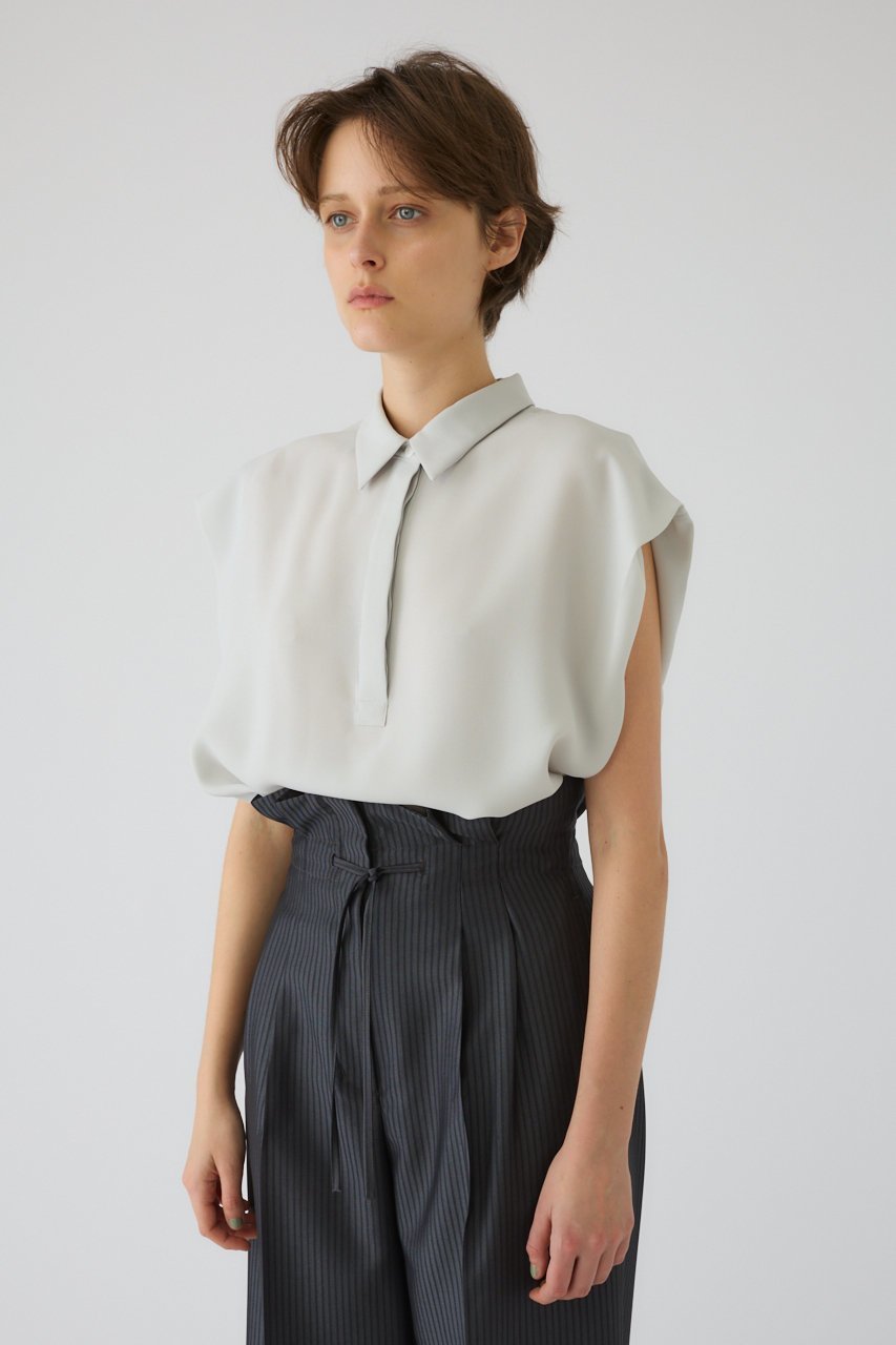 【リムアーク/RIM.ARK】の【5/1 10:00販売開始】Box silhouette woven SH/シャツ 人気、トレンドファッション・服の通販 founy(ファニー) 　ファッション　Fashion　レディースファッション　Fashion for Women　トップス・カットソー　Cut & Sew Tops　シャツ・ブラウス・オフィスカジュアル　Elegant Blouses & Button-Ups　おすすめ　Recommended / Our Picks　ショート　Short, Short Length　スマート　Smart, Elegant　スラックス　Slacks, Dress Pants　スリーブ　Sleeve, Long Sleeve / Short Sleeve　タイトスカート　Pencil Skirt, Tight Skirt　フロント　Front, Front Design　ボックス　Boxy, Box Shape　新作・新入荷　New Arrivals / New In　other-6|ID: prp329100004942604 ipo3291000000037096316