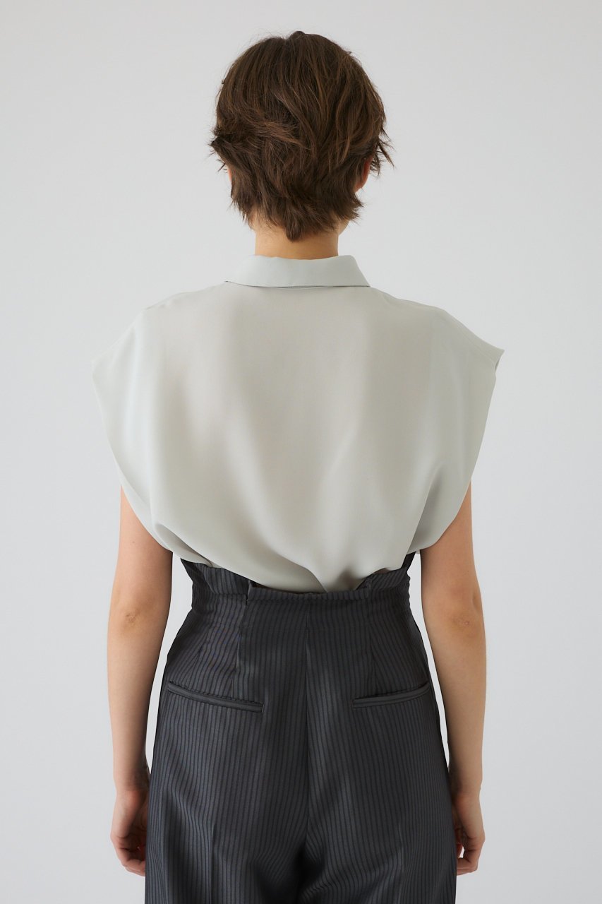 【リムアーク/RIM.ARK】の【5/1 10:00販売開始】Box silhouette woven SH/シャツ 人気、トレンドファッション・服の通販 founy(ファニー) 　ファッション　Fashion　レディースファッション　Fashion for Women　トップス・カットソー　Cut & Sew Tops　シャツ・ブラウス・オフィスカジュアル　Elegant Blouses & Button-Ups　おすすめ　Recommended / Our Picks　ショート　Short, Short Length　スマート　Smart, Elegant　スラックス　Slacks, Dress Pants　スリーブ　Sleeve, Long Sleeve / Short Sleeve　タイトスカート　Pencil Skirt, Tight Skirt　フロント　Front, Front Design　ボックス　Boxy, Box Shape　新作・新入荷　New Arrivals / New In　other-8|ID: prp329100004942604 ipo3291000000037096318