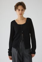 【リムアーク/RIM.ARK】の【5/1 10:00販売開始】Tuck rib knit CD/ニットカーディガン 人気、トレンドファッション・服の通販 founy(ファニー) ファッション Fashion レディースファッション Fashion for Women トップス・カットソー Cut & Sew Tops ニット Knit Tops & Sweaters カーディガン・羽織り Layered Style Cardigans カーディガン Cardigan, Knitwear スラックス Slacks, Dress Pants デコルテ Décolleté, Neckline デニム Denim, Jeans Material リブニット Rib Knit, Ribbed Knit おすすめ Recommended / Our Picks エレガント 上品 Elegant 新作・新入荷 New Arrivals / New In thumbnail ブラック|ID: prp329100004942605 ipo3291000000037096321