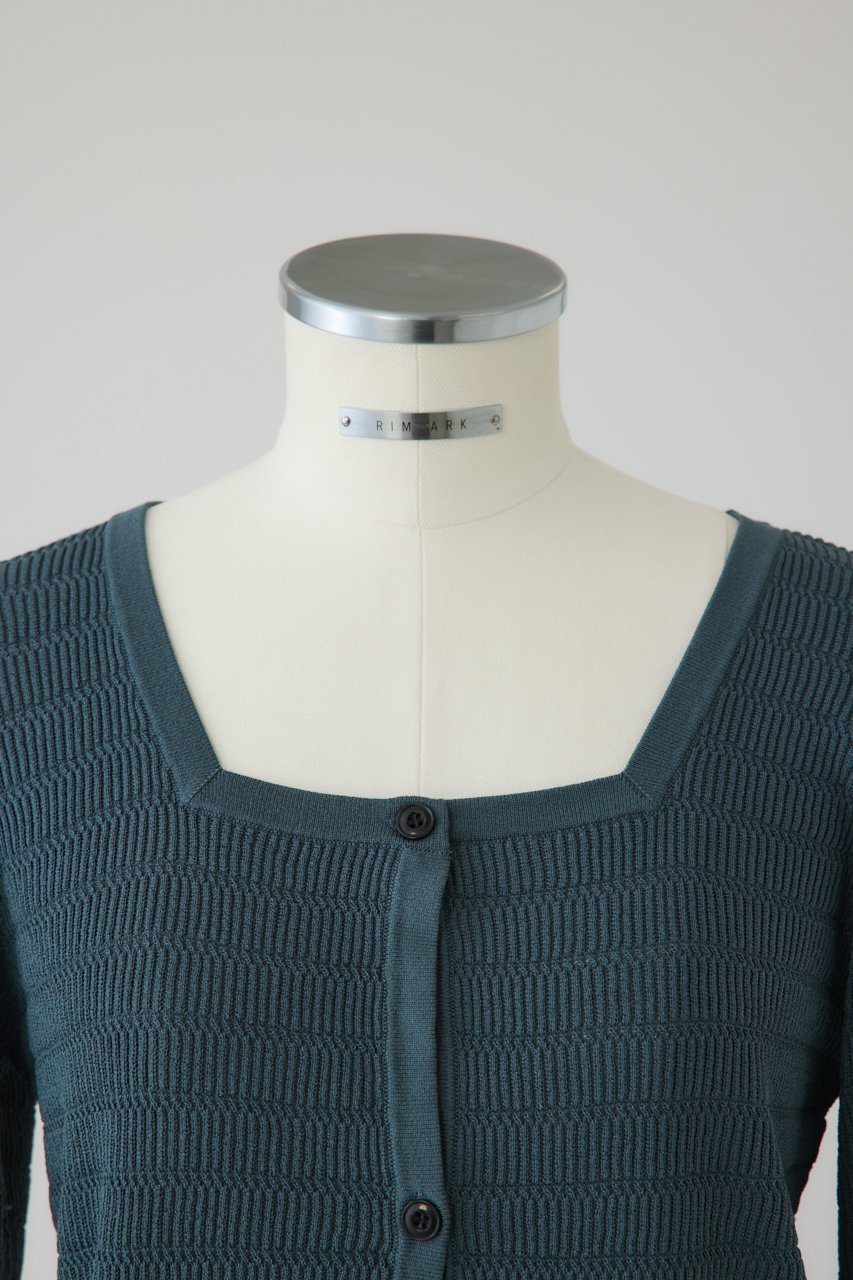 【リムアーク/RIM.ARK】の【5/1 10:00販売開始】Tuck rib knit CD/ニットカーディガン 人気、トレンドファッション・服の通販 founy(ファニー) 　ファッション　Fashion　レディースファッション　Fashion for Women　トップス・カットソー　Cut & Sew Tops　ニット　Knit Tops & Sweaters　カーディガン・羽織り　Layered Style Cardigans　カーディガン　Cardigan, Knitwear　スラックス　Slacks, Dress Pants　デコルテ　Décolleté, Neckline　デニム　Denim, Jeans Material　リブニット　Rib Knit, Ribbed Knit　おすすめ　Recommended / Our Picks　エレガント 上品　Elegant　新作・新入荷　New Arrivals / New In　other-5|ID: prp329100004942605 ipo3291000000037096326