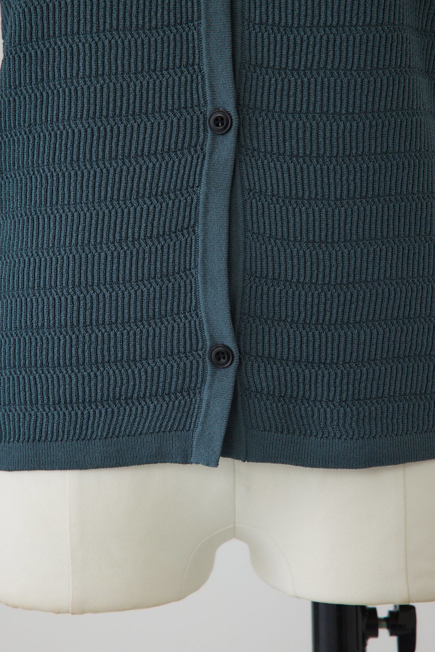 【リムアーク/RIM.ARK】の【5/1 10:00販売開始】Tuck rib knit CD/ニットカーディガン 人気、トレンドファッション・服の通販 founy(ファニー) 　ファッション　Fashion　レディースファッション　Fashion for Women　トップス・カットソー　Cut & Sew Tops　ニット　Knit Tops & Sweaters　カーディガン・羽織り　Layered Style Cardigans　カーディガン　Cardigan, Knitwear　スラックス　Slacks, Dress Pants　デコルテ　Décolleté, Neckline　デニム　Denim, Jeans Material　リブニット　Rib Knit, Ribbed Knit　おすすめ　Recommended / Our Picks　エレガント 上品　Elegant　新作・新入荷　New Arrivals / New In　other-8|ID: prp329100004942605 ipo3291000000037096329