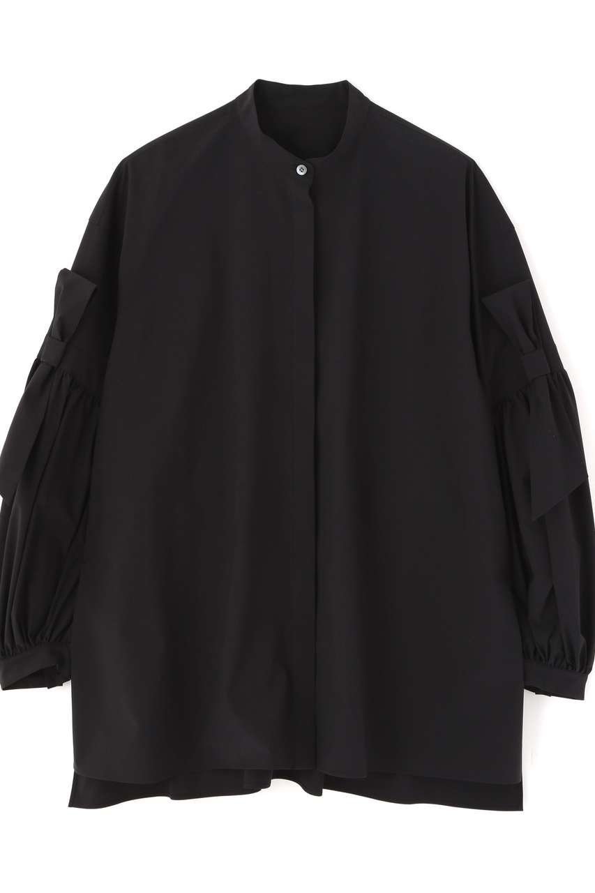 【ル フィル/LE PHIL】のSOLOTEXブロードリボンブラウス 人気、トレンドファッション・服の通販 founy(ファニー) 　ファッション　Fashion　レディースファッション　Fashion for Women　トップス・カットソー　Cut & Sew Tops　シャツ・ブラウス・オフィスカジュアル　Elegant Blouses & Button-Ups　シンプル　Simple, Minimal　スタンダード　Standard, Basic　スリーブ　Sleeve, Long Sleeve / Short Sleeve　ドレープ　Drape, Draping Fabric　定番　Standard, Basic Item　バランス　Balance, Style Balance　フェミニン　Feminine, Girly　フォルム　Silhouette, Form　フロント　Front, Front Design　ミックス　Mix, Mixed Style　リボン　Ribbon, Bow　リラックス　Relax, Relaxed Fit　ロング　Long, Long-Length　新作・新入荷　New Arrivals / New In　 other-1|ID: prp329100004942606 ipo3291000000037096330