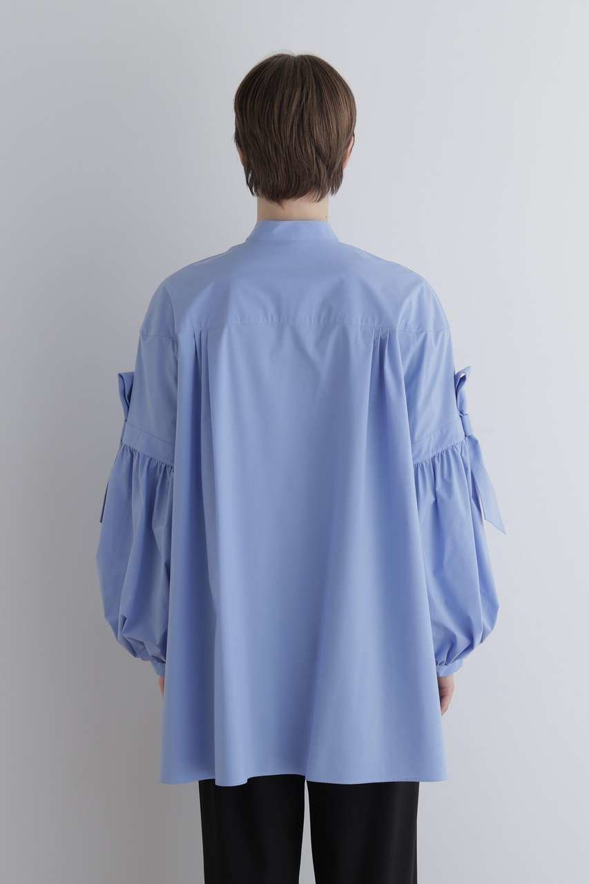 【ル フィル/LE PHIL】のSOLOTEXブロードリボンブラウス 人気、トレンドファッション・服の通販 founy(ファニー) 　ファッション　Fashion　レディースファッション　Fashion for Women　トップス・カットソー　Cut & Sew Tops　シャツ・ブラウス・オフィスカジュアル　Elegant Blouses & Button-Ups　シンプル　Simple, Minimal　スタンダード　Standard, Basic　スリーブ　Sleeve, Long Sleeve / Short Sleeve　ドレープ　Drape, Draping Fabric　定番　Standard, Basic Item　バランス　Balance, Style Balance　フェミニン　Feminine, Girly　フォルム　Silhouette, Form　フロント　Front, Front Design　ミックス　Mix, Mixed Style　リボン　Ribbon, Bow　リラックス　Relax, Relaxed Fit　ロング　Long, Long-Length　新作・新入荷　New Arrivals / New In　other-5|ID: prp329100004942606 ipo3291000000037096337