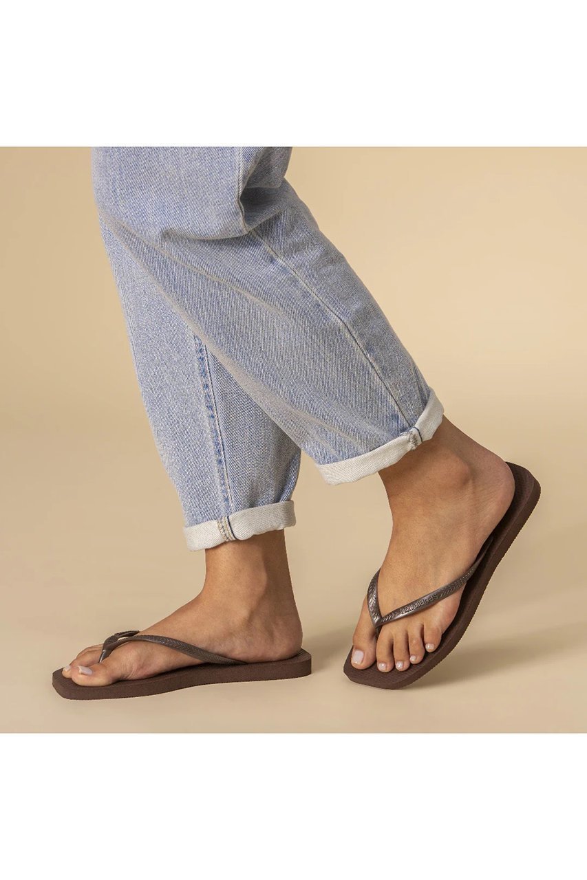 【ハワイアナス/havaianas】のSLIM SQUARE ビーチサンダル 人気、トレンドファッション・服の通販 founy(ファニー) 　ファッション　Fashion　レディースファッション　Fashion for Women　サンダル　Sandals, Summer Shoes　スリム　Slim, Slim Fit　ビーチ　Beach, Seaside　モダン　Modern, Contemporary　ラップ　Wrap, Wrap Design　新作・新入荷　New Arrivals / New In　other-6|ID: prp329100004942608 ipo3291000000037096358
