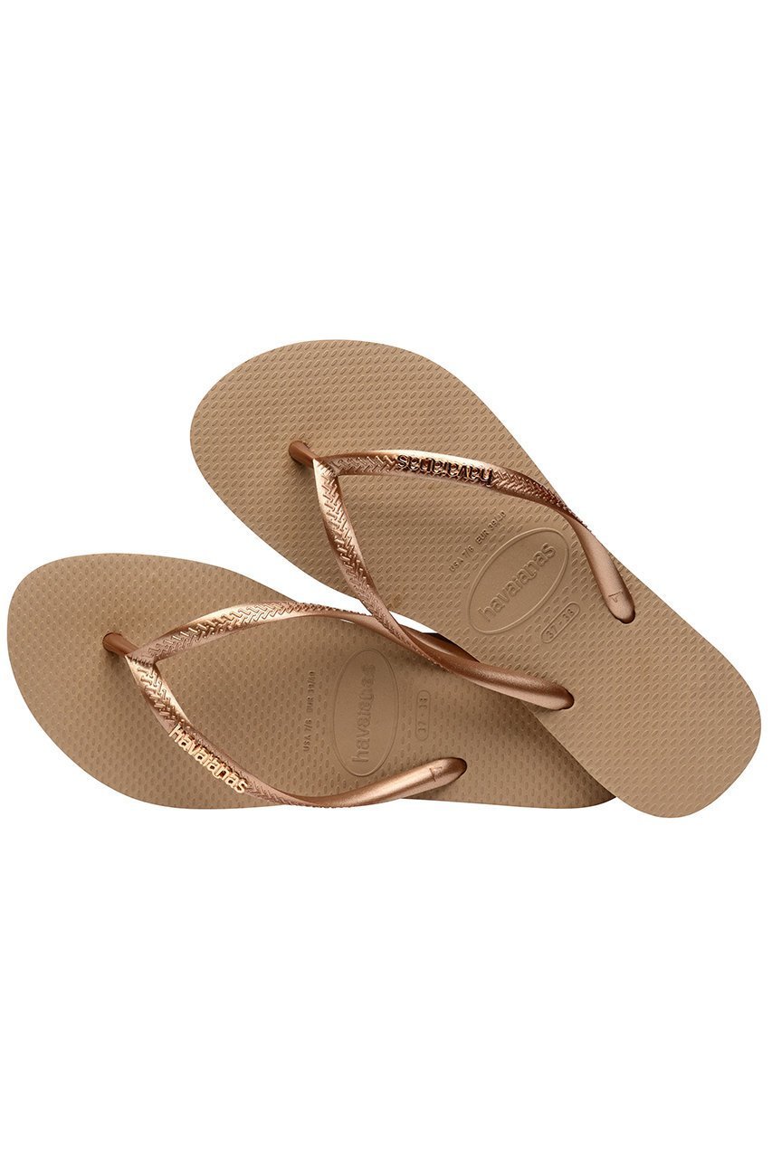 【ハワイアナス/havaianas】のSLIM LOGO METALLIC ビーチサンダル 人気、トレンドファッション・服の通販 founy(ファニー) 　ファッション　Fashion　レディースファッション　Fashion for Women　おすすめ　Recommended / Our Picks　サンダル　Sandals, Summer Shoes　ビーチ　Beach, Seaside　新作・新入荷　New Arrivals / New In　other-2|ID: prp329100004942609 ipo3291000000037096362