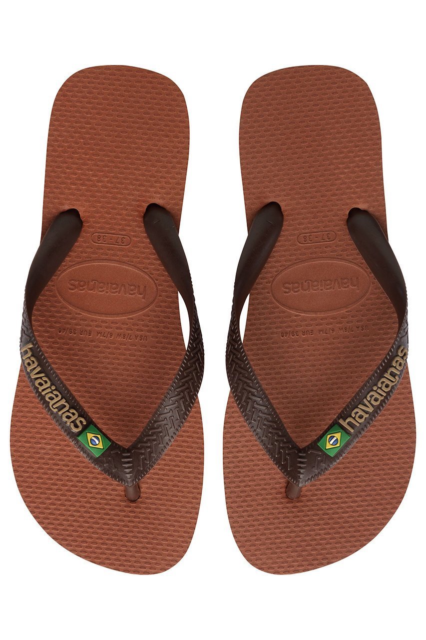 【ハワイアナス/havaianas】のBRASIL LOGO ビーチサンダル インテリア・キッズ・メンズ・レディースファッション・服の通販 founy(ファニー) 　ファッション　Fashion　レディースファッション　Fashion for Women　ユニセックス　Unisex, Genderless　おすすめ　Recommended / Our Picks　サンダル　Sandals, Summer Shoes　シンプル　Simple, Minimal　ビーチ　Beach, Seaside　リゾート　Resort, Vacation Style　新作・新入荷　New Arrivals / New In　ラスト×コーヒー|ID: prp329100004942611 ipo3291000000037096373