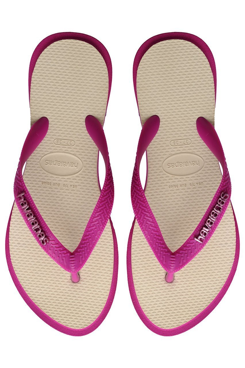 【ハワイアナス/havaianas】のTOP POINT FUSION ビーチサンダル インテリア・キッズ・メンズ・レディースファッション・服の通販 founy(ファニー) 　ファッション　Fashion　レディースファッション　Fashion for Women　サンダル　Sandals, Summer Shoes　シンプル　Simple, Minimal　ビーチ　Beach, Seaside　リゾート　Resort, Vacation Style　夏　Summer　新作・新入荷　New Arrivals / New In　ローザガム×ベージュパーリャ|ID: prp329100004942612 ipo3291000000037096380