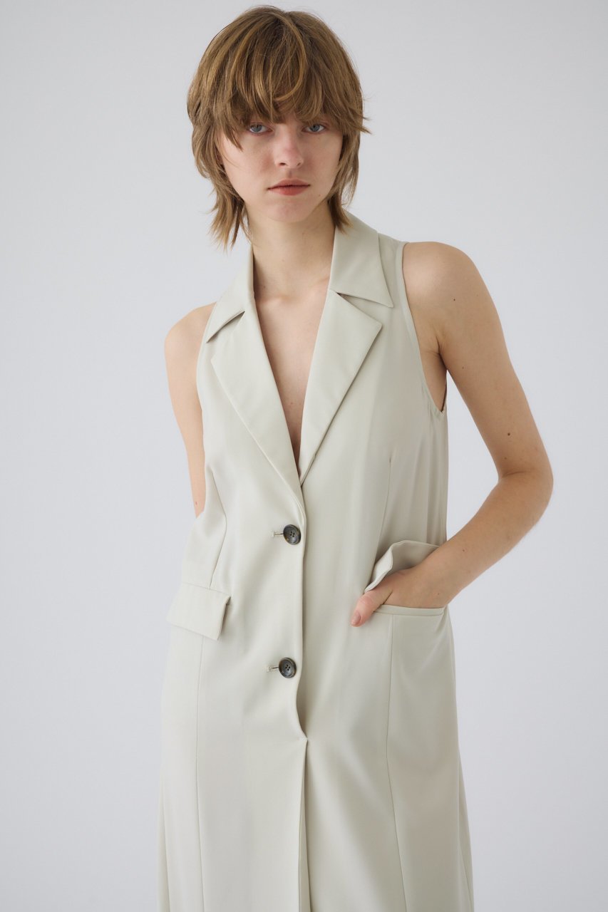 【リムアーク/RIM.ARK】の【5/1 10:00販売開始】Halter neck tailored dress/ドレス 人気、トレンドファッション・服の通販 founy(ファニー) 　ファッション　Fashion　レディースファッション　Fashion for Women　ワンピース　Dresses　フォーマル・パーティードレス・結婚式用ドレス　Elegant & Casual Dresses　チュニック　Tunic Tops & Dresses　インナー　Innerwear　コンパクト　Compact, Small Size　サンダル　Sandals, Summer Shoes　スマート　Smart, Elegant　チュニック　Tunic, Long Top　テーラード　Tailored, Tailored Fit　ドレス　Dress, One-Piece　ロング　Long, Long-Length　おすすめ　Recommended / Our Picks　夏　Summer　新作・新入荷　New Arrivals / New In　other-3|ID: prp329100004942618 ipo3291000000037096430