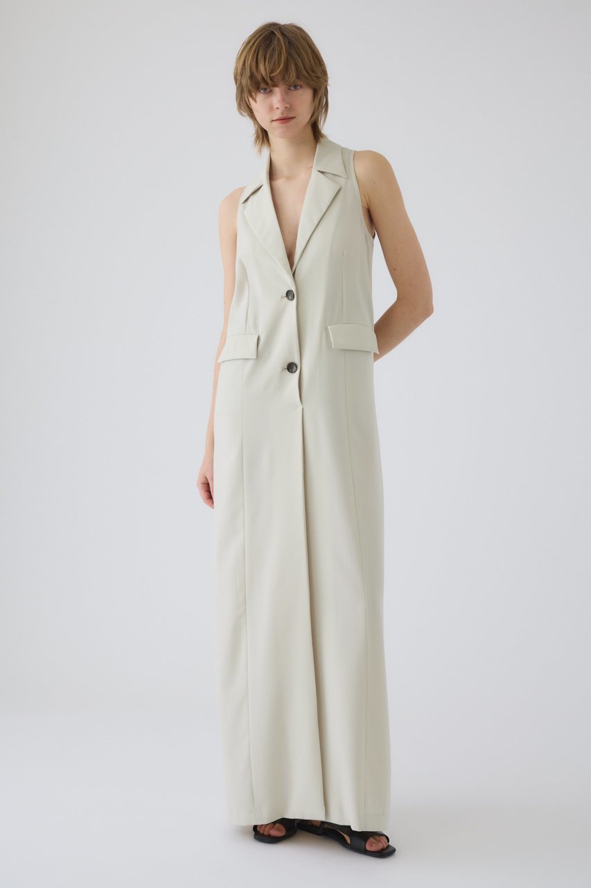 【リムアーク/RIM.ARK】の【5/1 10:00販売開始】Halter neck tailored dress/ドレス 人気、トレンドファッション・服の通販 founy(ファニー) 　ファッション　Fashion　レディースファッション　Fashion for Women　ワンピース　Dresses　フォーマル・パーティードレス・結婚式用ドレス　Elegant & Casual Dresses　チュニック　Tunic Tops & Dresses　インナー　Innerwear　コンパクト　Compact, Small Size　サンダル　Sandals, Summer Shoes　スマート　Smart, Elegant　チュニック　Tunic, Long Top　テーラード　Tailored, Tailored Fit　ドレス　Dress, One-Piece　ロング　Long, Long-Length　おすすめ　Recommended / Our Picks　夏　Summer　新作・新入荷　New Arrivals / New In　other-4|ID: prp329100004942618 ipo3291000000037096431