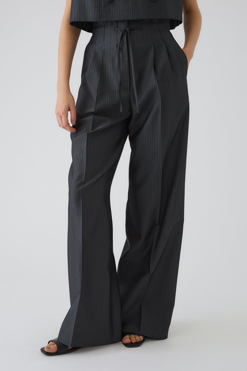 【リムアーク/RIM.ARK】の【5/1 10:00販売開始】Mannish high waist easy PT/パンツ インテリア・キッズ・メンズ・レディースファッション・服の通販 founy(ファニー) 　ファッション　Fashion　レディースファッション　Fashion for Women　パンツ　Pants & Trousers　おすすめ　Recommended / Our Picks　コルセット　Corset, Bustier　ストライプ　Stripe, Striped Pattern　スーツ　Suit, Formalwear　セットアップ　Set-Up, Coordinated Outfit　エレガント 上品　Elegant　新作・新入荷　New Arrivals / New In　グレー|ID: prp329100004942619 ipo3291000000037096438