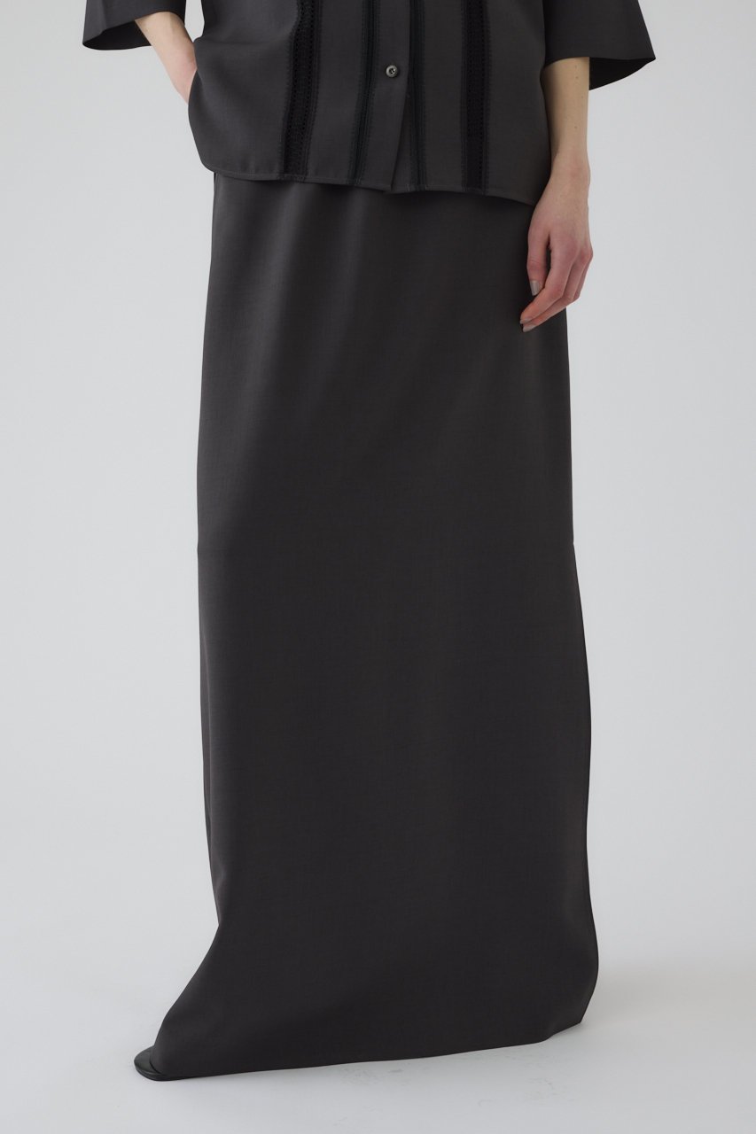 【リムアーク/RIM.ARK】の【5/1 10:00販売開始】Side slit maxi SK/スカート インテリア・キッズ・メンズ・レディースファッション・服の通販 founy(ファニー) 　ファッション　Fashion　レディースファッション　Fashion for Women　スカート　Skirts　ロングスカート　Long Skirts / Maxi & Midi Skirts　サンダル　Sandals, Summer Shoes　シンプル　Simple, Minimal　スリット　Slit, Slit Detail　スーツ　Suit, Formalwear　セットアップ　Set-Up, Coordinated Outfit　フォーマル　Formal, Dressy　リラックス　Relax, Relaxed Fit　ロング　Long, Long-Length　エレガント 上品　Elegant　新作・新入荷　New Arrivals / New In　グレー|ID: prp329100004942620 ipo3291000000037096449