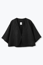 【レリル/lelill】のリネンタックボレロ 人気、トレンドファッション・服の通販 founy(ファニー) ファッション Fashion レディースファッション Fashion for Women アウター Coat / Outerwear Collection コート・ロングコート・ピーコート Long Coats, Peacoats & More ボレロ・ショート丈ジャケット / ドレス羽織りに Boleros & Short Jackets ショート Short, Short Length ジャケット Jacket, Outerwear ボレロ Bolero, Short Cardigan リネン Linen, Linen Fabric 新作・新入荷 New Arrivals / New In thumbnail ブラック|ID: prp329100004942622 ipo3291000000037096469