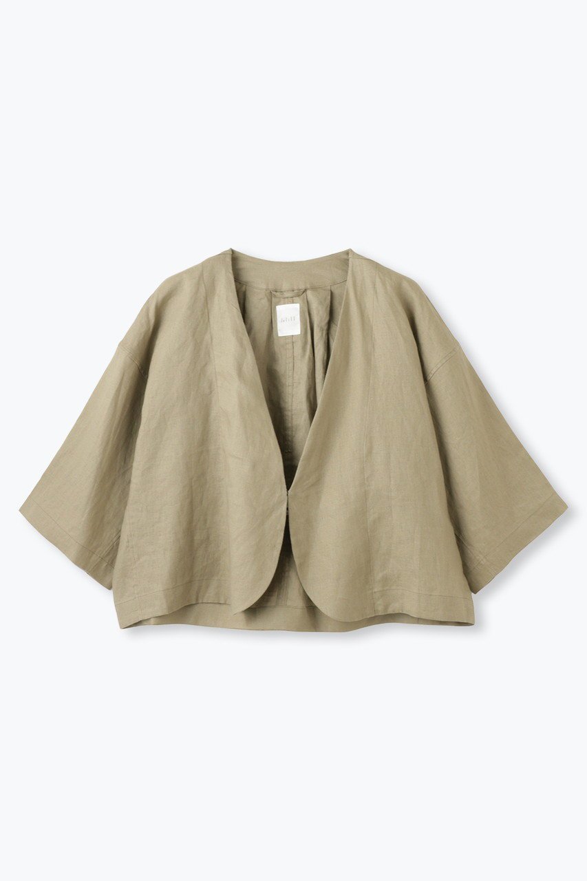 【レリル/lelill】のリネンタックボレロ インテリア・キッズ・メンズ・レディースファッション・服の通販 founy(ファニー) 　ファッション　Fashion　レディースファッション　Fashion for Women　アウター　Coat / Outerwear Collection　コート・ロングコート・ピーコート　Long Coats, Peacoats & More　ボレロ・ショート丈ジャケット / ドレス羽織りに　Boleros & Short Jackets　ショート　Short, Short Length　ジャケット　Jacket, Outerwear　ボレロ　Bolero, Short Cardigan　リネン　Linen, Linen Fabric　新作・新入荷　New Arrivals / New In　ベージュ|ID: prp329100004942622 ipo3291000000037096470
