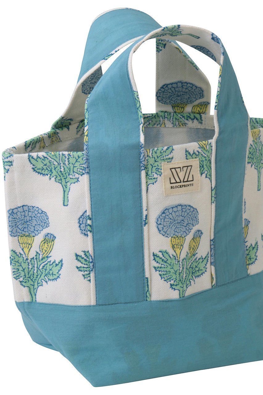 【エスゼット ブロックプリント/SZ Blockprints】のMAINE MINI TOTE FLEUR トートバッグ 人気、トレンドファッション・服の通販 founy(ファニー) 　ファッション　Fashion　レディースファッション　Fashion for Women　バッグ　Bags　スマート　Smart, Elegant　リゾート　Resort, Vacation Style　新作・新入荷　New Arrivals / New In　旅行　Travel　無地　Plain, Solid Color　財布　Wallet, Purse　other-4|ID: prp329100004942624 ipo3291000000037096489