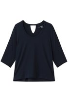 【スリー ドッツ/three dots】のトラベルライン ジェシカ Tシャツ 人気、トレンドファッション・服の通販 founy(ファニー) ファッション Fashion レディースファッション Fashion for Women トップス・カットソー Cut & Sew Tops シャツ・ブラウス・オフィスカジュアル Elegant Blouses & Button-Ups ロングTシャツ・Tシャツ Longline T-Shirts & Tees カットソー・ベーシックTシャツ Cut-and-Sewn Tops / Stretch Tees & Basics とろみ Fluid, Flowy Fabric ショート Short, Short Length スリーブ Sleeve, Long Sleeve / Short Sleeve トラベル Travel, Travel Gear フィット Fit, Slim Fit リラックス Relax, Relaxed Fit エレガント 上品 Elegant 新作・新入荷 New Arrivals / New In 旅行 Travel thumbnail ダークネイビー|ID: prp329100004942628 ipo3291000000037096515
