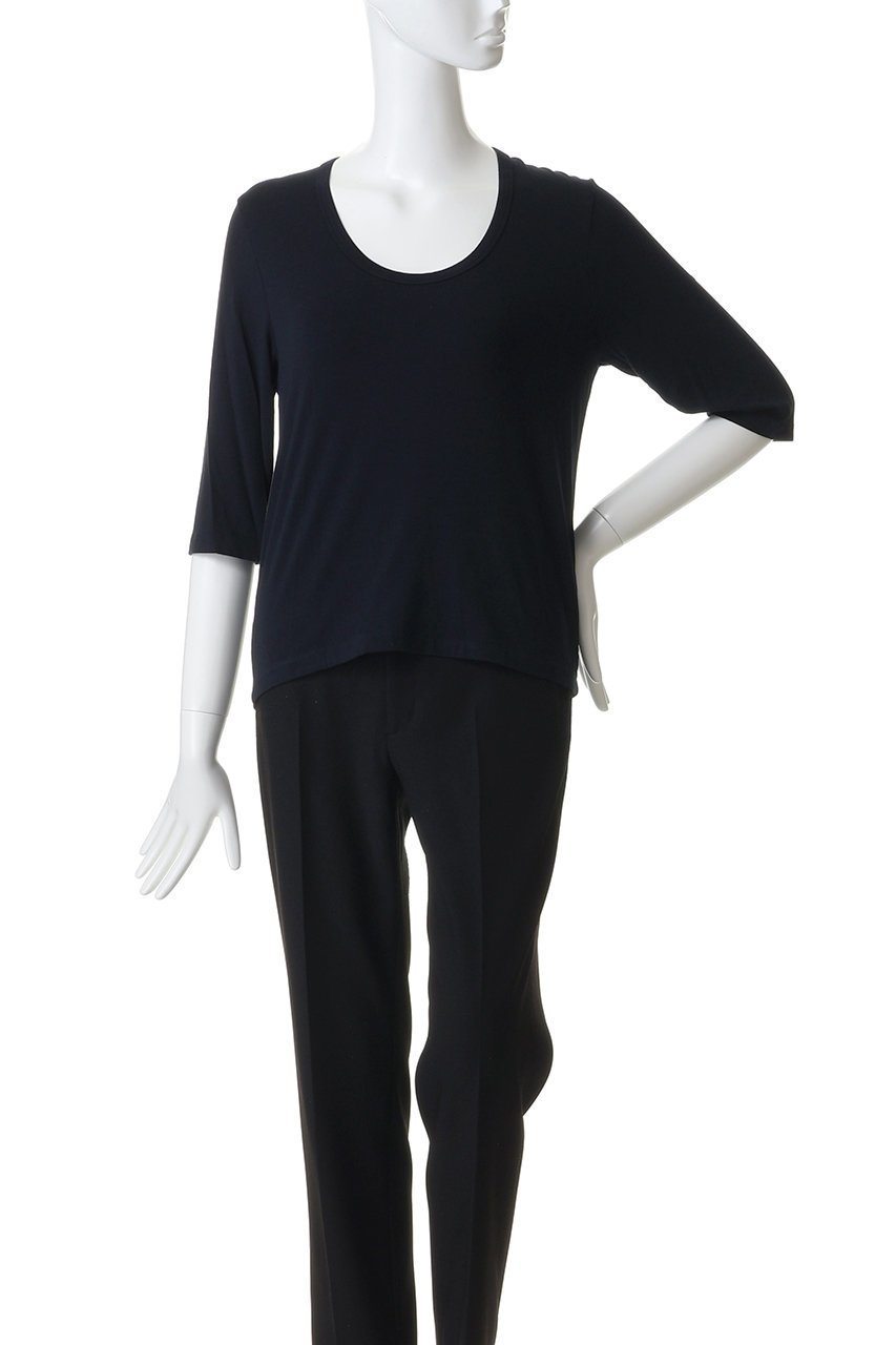 【スリー ドッツ/three dots】のトラベルライン ジェシカ Tシャツ 人気、トレンドファッション・服の通販 founy(ファニー) 　ファッション　Fashion　レディースファッション　Fashion for Women　トップス・カットソー　Cut & Sew Tops　シャツ・ブラウス・オフィスカジュアル　Elegant Blouses & Button-Ups　ロングTシャツ・Tシャツ　Longline T-Shirts & Tees　カットソー・ベーシックTシャツ　Cut-and-Sewn Tops / Stretch Tees & Basics　とろみ　Fluid, Flowy Fabric　ショート　Short, Short Length　スリーブ　Sleeve, Long Sleeve / Short Sleeve　トラベル　Travel, Travel Gear　フィット　Fit, Slim Fit　リラックス　Relax, Relaxed Fit　エレガント 上品　Elegant　新作・新入荷　New Arrivals / New In　旅行　Travel　other-2|ID: prp329100004942628 ipo3291000000037096516