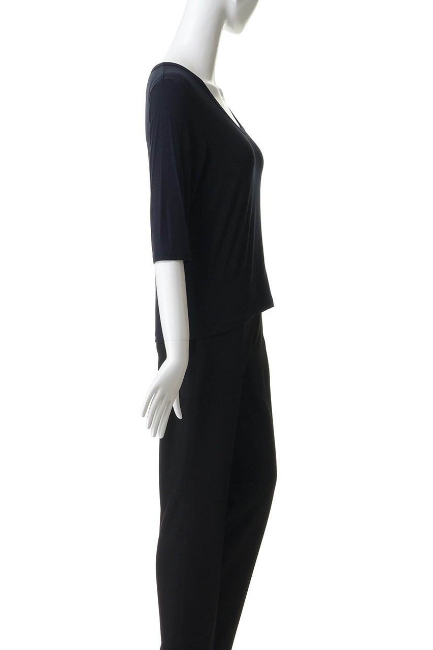 【スリー ドッツ/three dots】のトラベルライン ジェシカ Tシャツ 人気、トレンドファッション・服の通販 founy(ファニー) 　ファッション　Fashion　レディースファッション　Fashion for Women　トップス・カットソー　Cut & Sew Tops　シャツ・ブラウス・オフィスカジュアル　Elegant Blouses & Button-Ups　ロングTシャツ・Tシャツ　Longline T-Shirts & Tees　カットソー・ベーシックTシャツ　Cut-and-Sewn Tops / Stretch Tees & Basics　とろみ　Fluid, Flowy Fabric　ショート　Short, Short Length　スリーブ　Sleeve, Long Sleeve / Short Sleeve　トラベル　Travel, Travel Gear　フィット　Fit, Slim Fit　リラックス　Relax, Relaxed Fit　エレガント 上品　Elegant　新作・新入荷　New Arrivals / New In　旅行　Travel　other-3|ID: prp329100004942628 ipo3291000000037096517