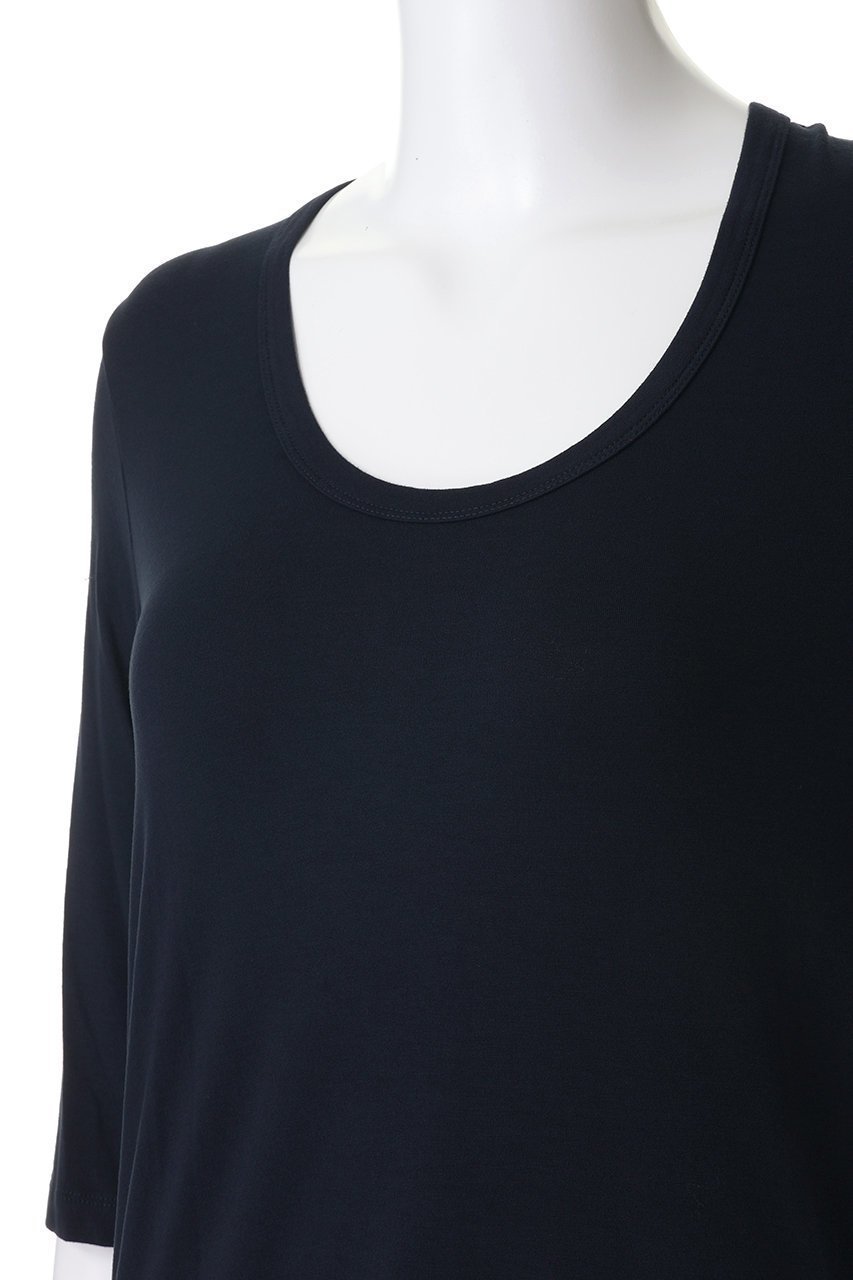 【スリー ドッツ/three dots】のトラベルライン ジェシカ Tシャツ 人気、トレンドファッション・服の通販 founy(ファニー) 　ファッション　Fashion　レディースファッション　Fashion for Women　トップス・カットソー　Cut & Sew Tops　シャツ・ブラウス・オフィスカジュアル　Elegant Blouses & Button-Ups　ロングTシャツ・Tシャツ　Longline T-Shirts & Tees　カットソー・ベーシックTシャツ　Cut-and-Sewn Tops / Stretch Tees & Basics　とろみ　Fluid, Flowy Fabric　ショート　Short, Short Length　スリーブ　Sleeve, Long Sleeve / Short Sleeve　トラベル　Travel, Travel Gear　フィット　Fit, Slim Fit　リラックス　Relax, Relaxed Fit　エレガント 上品　Elegant　新作・新入荷　New Arrivals / New In　旅行　Travel　other-5|ID: prp329100004942628 ipo3291000000037096519