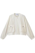 【スリー ドッツ/three dots】のクリスピー タフタジャケット 人気、トレンドファッション・服の通販 founy(ファニー) ファッション Fashion レディースファッション Fashion for Women アウター Coat / Outerwear Collection レディースジャケット・軽アウター Jackets シャーリング Shirring, Ruched ジャケット Jacket, Outerwear スポーティ Sporty, Casual Athletic タフタ Taffeta, Structured Fabric ポケット Pocket, Pocket Detail エレガント 上品 Elegant 新作・新入荷 New Arrivals / New In 旅行 Travel ビジネス 仕事 通勤 Business / Work / Commuting thumbnail ホワイト|ID: prp329100004942631 ipo3291000000037096535