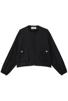 【スリー ドッツ/three dots】のクリスピー タフタジャケット 人気、トレンドファッション・服の通販 founy(ファニー) ファッション Fashion レディースファッション Fashion for Women アウター Coat / Outerwear Collection レディースジャケット・軽アウター Jackets シャーリング Shirring, Ruched ジャケット Jacket, Outerwear スポーティ Sporty, Casual Athletic タフタ Taffeta, Structured Fabric ポケット Pocket, Pocket Detail エレガント 上品 Elegant 新作・新入荷 New Arrivals / New In 旅行 Travel ビジネス 仕事 通勤 Business / Work / Commuting thumbnail ブラック|ID: prp329100004942631 ipo3291000000037096536
