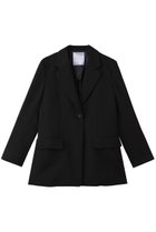 【その他のブランド/Other】の【ESSENTIAL】ジョーゼット テーラードジャケット 人気、トレンドファッション・服の通販 founy(ファニー) ファッション Fashion レディースファッション Fashion for Women アウター Coat / Outerwear Collection レディースジャケット・軽アウター Jackets テーラードジャケット / 通勤・きれいめスタイル Tailored Jackets & Blazers シンプル Simple, Minimal ジャケット Jacket, Outerwear ジョーゼット Georgette, Semi-Sheer Fabric バランス Balance, Style Balance フロント Front, Front Design 定番 Standard, Basic Item 新作・新入荷 New Arrivals / New In thumbnail ブラック|ID: prp329100004942634 ipo3291000000037096562