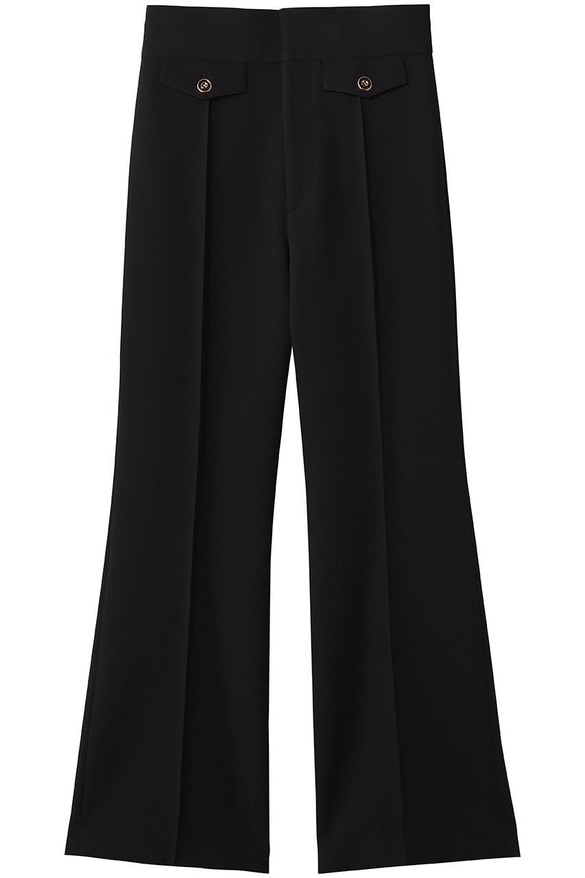 【その他のブランド/Other】のピンタックテーパードパンツ インテリア・キッズ・メンズ・レディースファッション・服の通販 founy(ファニー) 　ファッション　Fashion　レディースファッション　Fashion for Women　パンツ　Pants & Trousers　センター　Center, Center Line　ドレープ　Drape, Draping Fabric　フレア　Flare, Flared　エレガント 上品　Elegant　新作・新入荷　New Arrivals / New In　ブラック|ID: prp329100004942635 ipo3291000000037096571