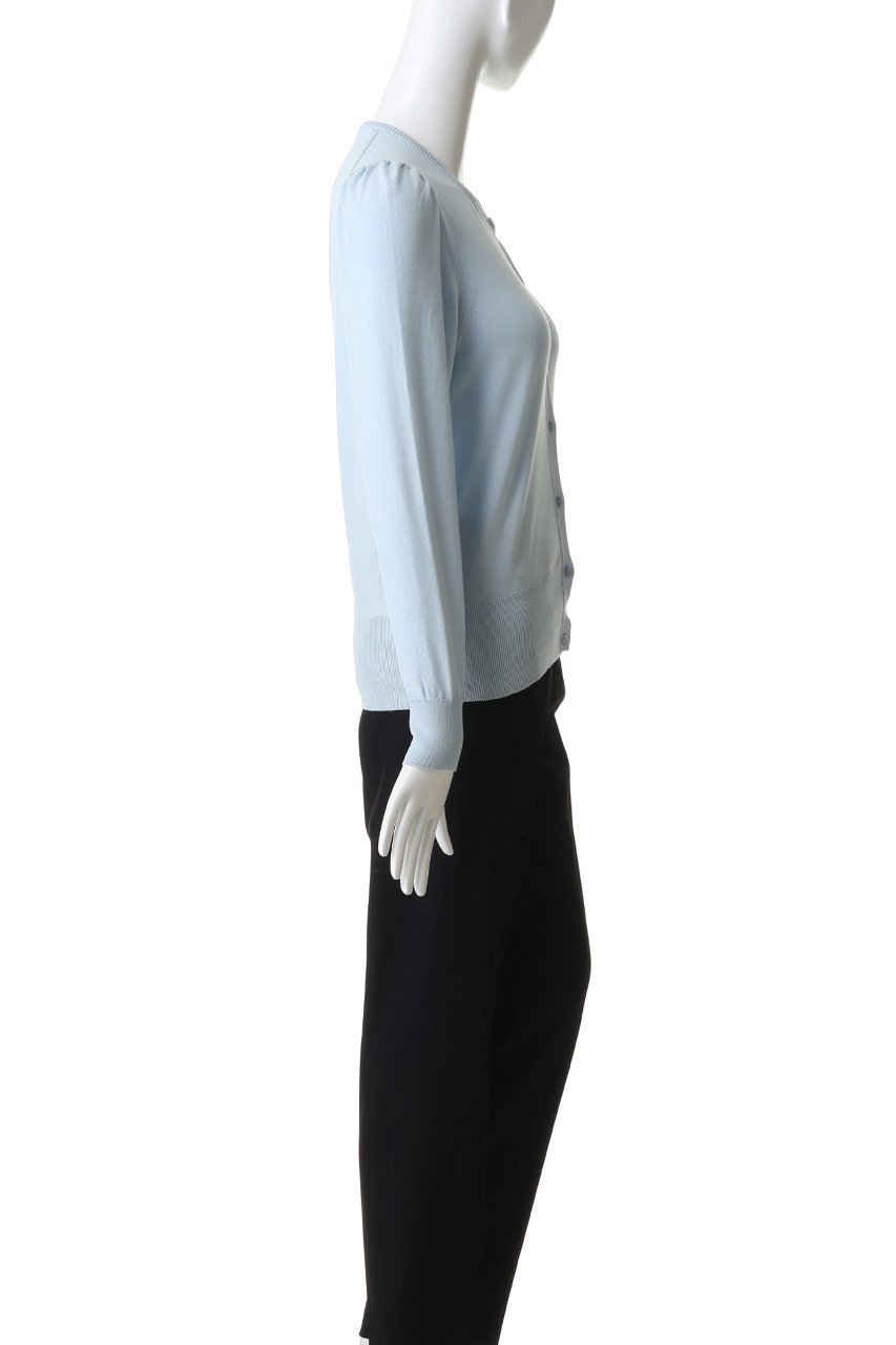 【その他のブランド/Other】の【CRUCIANI】27ゲージ パフスリーブ カーディガン 人気、トレンドファッション・服の通販 founy(ファニー) 　ファッション　Fashion　レディースファッション　Fashion for Women　トップス・カットソー　Cut & Sew Tops　ニット　Knit Tops & Sweaters　カーディガン・羽織り　Layered Style Cardigans　インナー　Innerwear　カーディガン　Cardigan, Knitwear　シンプル　Simple, Minimal　スリーブ　Sleeve, Long Sleeve / Short Sleeve　モダン　Modern, Contemporary　新作・新入荷　New Arrivals / New In　other-3|ID: prp329100004942637 ipo3291000000037096588