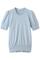 【その他のブランド/Other】の【CRUCIANI】27ゲージ パフスリーブ 半袖ニット 人気、トレンドファッション・服の通販 founy(ファニー) ファッション Fashion レディースファッション Fashion for Women トップス・カットソー Cut & Sew Tops ニット Knit Tops & Sweaters カジュアルプルオーバー・ニットトップス Pullovers & Knit Tops / Casual Pullovers なめらか Smooth, Silky Texture エレガント 上品 Elegant スリーブ Sleeve, Long Sleeve / Short Sleeve フィット Fit, Slim Fit 半袖 Short Sleeve, Half Sleeve 新作・新入荷 New Arrivals / New In thumbnail ライトブルー|ID: prp329100004942638 ipo3291000000037096592