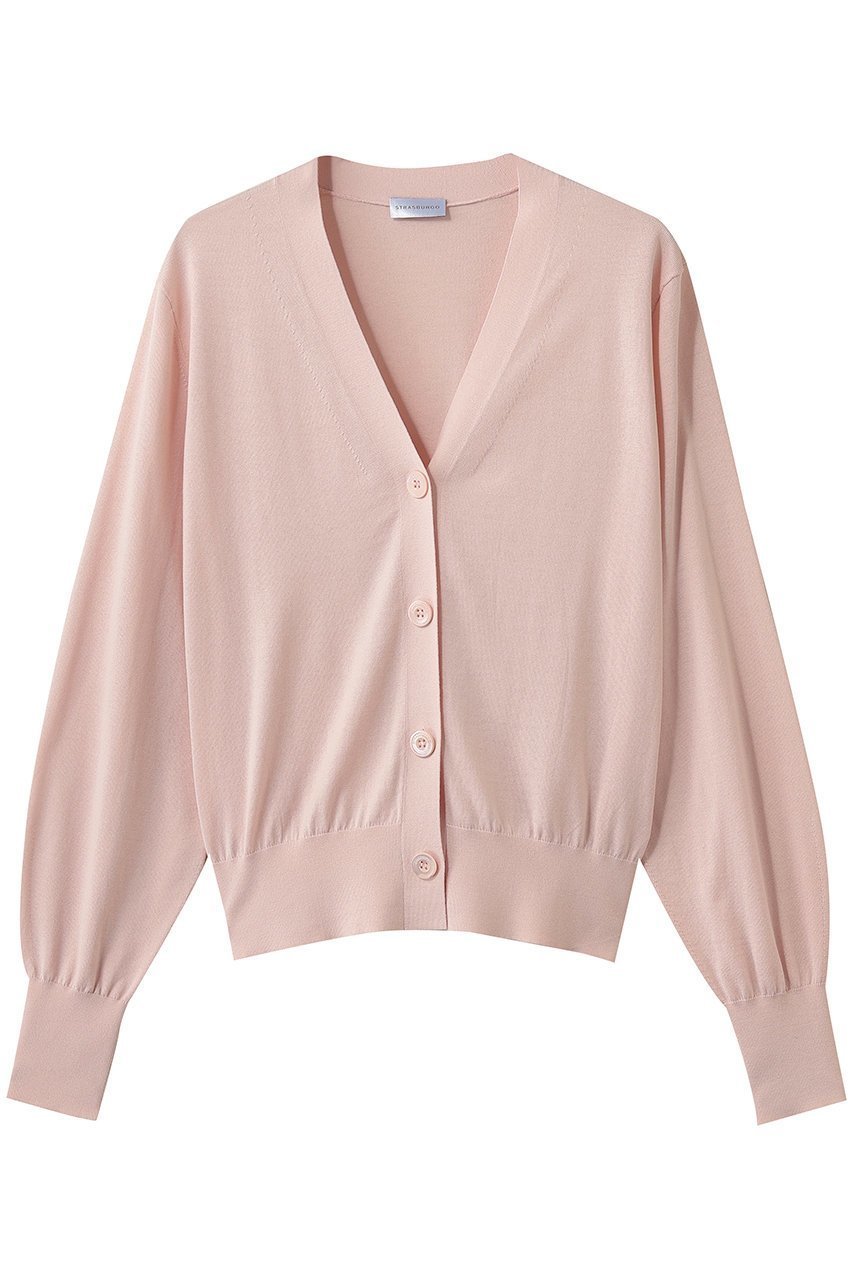 【その他のブランド/Other】のシルクコットン Vネックカーディガン インテリア・キッズ・メンズ・レディースファッション・服の通販 founy(ファニー) 　ファッション　Fashion　レディースファッション　Fashion for Women　トップス・カットソー　Cut & Sew Tops　ニット　Knit Tops & Sweaters　カーディガン・羽織り　Layered Style Cardigans　Vネックトップス　V-Neck Tops / V-Cut Neckline Shirts　なめらか　Smooth, Silky Texture　カーディガン　Cardigan, Knitwear　シルク　Silk, 100% Silk　新作・新入荷　New Arrivals / New In　無地　Plain, Solid Color　ライトピンク|ID: prp329100004942639 ipo3291000000037096600