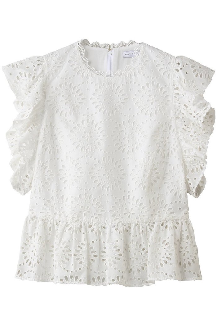 【ストラスブルゴ/STRASBURGO】のカットワークペプラム切り替えノースリーブラウス インテリア・キッズ・メンズ・レディースファッション・服の通販 founy(ファニー) https://founy.com/ ファッション Fashion レディースファッション Fashion for Women トップス・カットソー Cut & Sew Tops キャミソール&ノースリーブ Camisoles & Sleeveless Tops シャツ・ブラウス・オフィスカジュアル Elegant Blouses & Button-Ups おすすめ Recommended / Our Picks ギャザー Gathered, Ruffled セットアップ Set-Up, Coordinated Outfit ノースリーブ Sleeveless, No-Sleeve ペプラム Peplum, Flared Hem 新作・新入荷 New Arrivals / New In |ID: prp329100004942642 ipo3291000000037096620