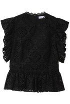 【その他のブランド/Other】のカットワークペプラム切り替えノースリーブラウス 人気、トレンドファッション・服の通販 founy(ファニー) ファッション Fashion レディースファッション Fashion for Women トップス・カットソー Cut & Sew Tops キャミソール&ノースリーブ Camisoles & Sleeveless Tops シャツ・ブラウス・オフィスカジュアル Elegant Blouses & Button-Ups おすすめ Recommended / Our Picks ギャザー Gathered, Ruffled セットアップ Set-Up, Coordinated Outfit ノースリーブ Sleeveless, No-Sleeve ペプラム Peplum, Flared Hem 新作・新入荷 New Arrivals / New In thumbnail ブラック|ID: prp329100004942642 ipo3291000000037096622