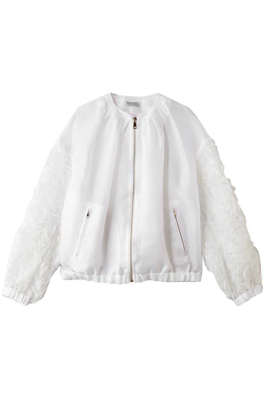 【その他のブランド/Other】のカットフラワー ブルゾン 人気、トレンドファッション・服の通販 founy(ファニー) 　ファッション　Fashion　レディースファッション　Fashion for Women　アウター　Coat / Outerwear Collection　レディースジャケット・軽アウター　Jackets　ブルゾンジャケット・スポーティアウター　Blouson Jackets　オーガンジー　Organza Fabric　シアー　Sheer, See-Through　ジャケット　Jacket, Outerwear　ノースリーブ　Sleeveless, No-Sleeve　バランス　Balance, Style Balance　フィット　Fit, Slim Fit　フラワー　Flower, Floral　ブルゾン　Blouson, Bomber Jacket　ボトム　Bottoms, Lower Wear　モチーフ　Motif, Design Theme　リュクス　Luxury, Elegant, High-End, Chic　新作・新入荷　New Arrivals / New In　 other-1|ID: prp329100004942645 ipo3291000000037096640