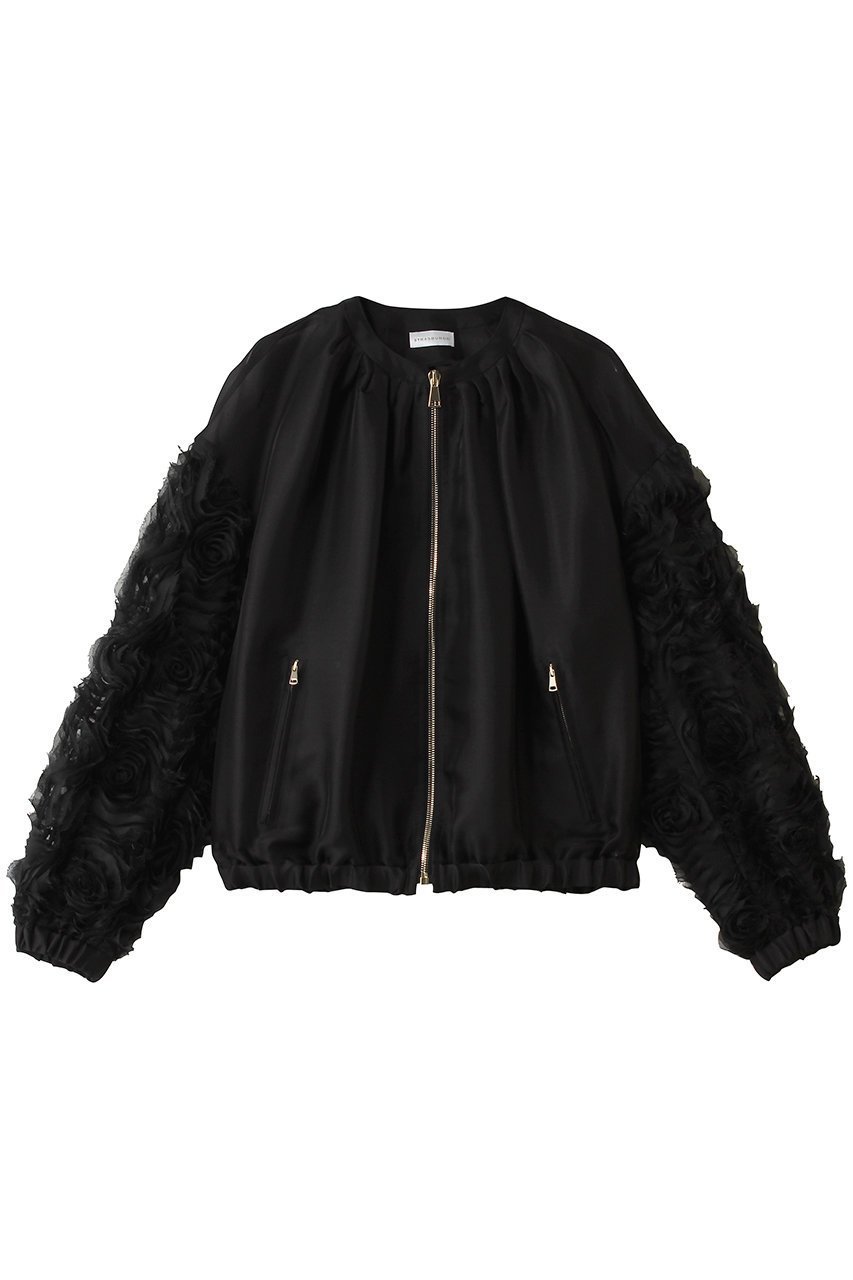 【その他のブランド/Other】のカットフラワー ブルゾン インテリア・キッズ・メンズ・レディースファッション・服の通販 founy(ファニー) 　ファッション　Fashion　レディースファッション　Fashion for Women　アウター　Coat / Outerwear Collection　レディースジャケット・軽アウター　Jackets　ブルゾンジャケット・スポーティアウター　Blouson Jackets　オーガンジー　Organza Fabric　シアー　Sheer, See-Through　ジャケット　Jacket, Outerwear　ノースリーブ　Sleeveless, No-Sleeve　バランス　Balance, Style Balance　フィット　Fit, Slim Fit　フラワー　Flower, Floral　ブルゾン　Blouson, Bomber Jacket　ボトム　Bottoms, Lower Wear　モチーフ　Motif, Design Theme　リュクス　Luxury, Elegant, High-End, Chic　新作・新入荷　New Arrivals / New In　ブラック|ID: prp329100004942645 ipo3291000000037096642