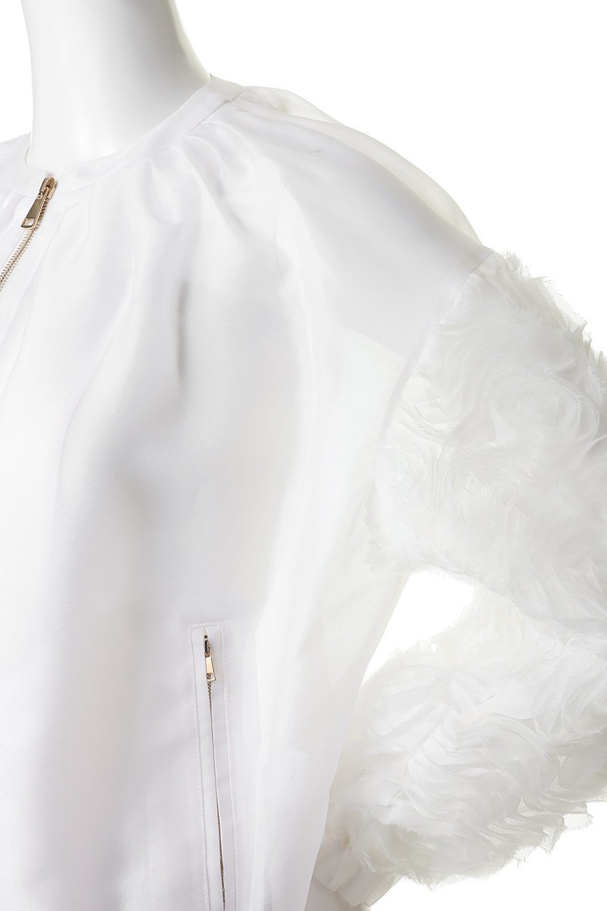 【その他のブランド/Other】のカットフラワー ブルゾン 人気、トレンドファッション・服の通販 founy(ファニー) 　ファッション　Fashion　レディースファッション　Fashion for Women　アウター　Coat / Outerwear Collection　レディースジャケット・軽アウター　Jackets　ブルゾンジャケット・スポーティアウター　Blouson Jackets　オーガンジー　Organza Fabric　シアー　Sheer, See-Through　ジャケット　Jacket, Outerwear　ノースリーブ　Sleeveless, No-Sleeve　バランス　Balance, Style Balance　フィット　Fit, Slim Fit　フラワー　Flower, Floral　ブルゾン　Blouson, Bomber Jacket　ボトム　Bottoms, Lower Wear　モチーフ　Motif, Design Theme　リュクス　Luxury, Elegant, High-End, Chic　新作・新入荷　New Arrivals / New In　other-5|ID: prp329100004942645 ipo3291000000037096646