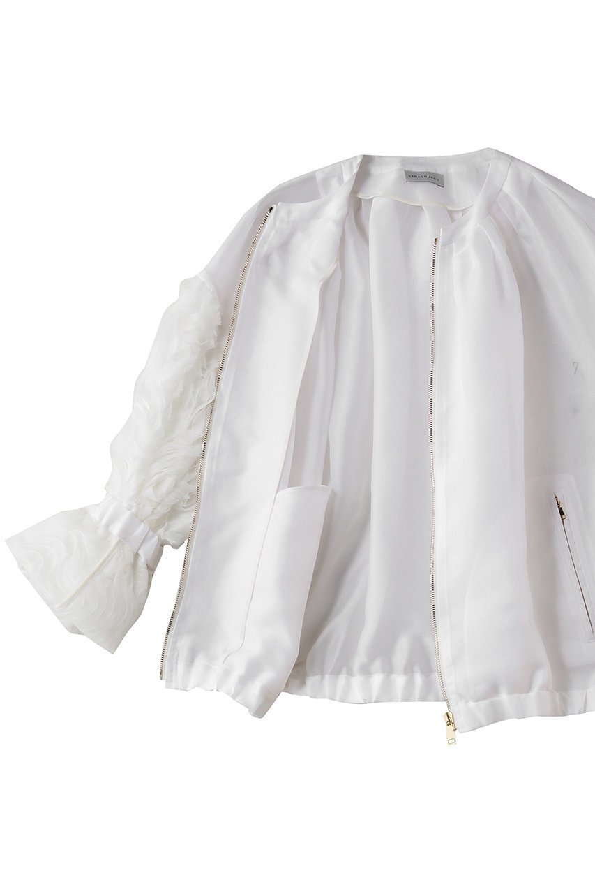 【その他のブランド/Other】のカットフラワー ブルゾン 人気、トレンドファッション・服の通販 founy(ファニー) 　ファッション　Fashion　レディースファッション　Fashion for Women　アウター　Coat / Outerwear Collection　レディースジャケット・軽アウター　Jackets　ブルゾンジャケット・スポーティアウター　Blouson Jackets　オーガンジー　Organza Fabric　シアー　Sheer, See-Through　ジャケット　Jacket, Outerwear　ノースリーブ　Sleeveless, No-Sleeve　バランス　Balance, Style Balance　フィット　Fit, Slim Fit　フラワー　Flower, Floral　ブルゾン　Blouson, Bomber Jacket　ボトム　Bottoms, Lower Wear　モチーフ　Motif, Design Theme　リュクス　Luxury, Elegant, High-End, Chic　新作・新入荷　New Arrivals / New In　other-6|ID: prp329100004942645 ipo3291000000037096647