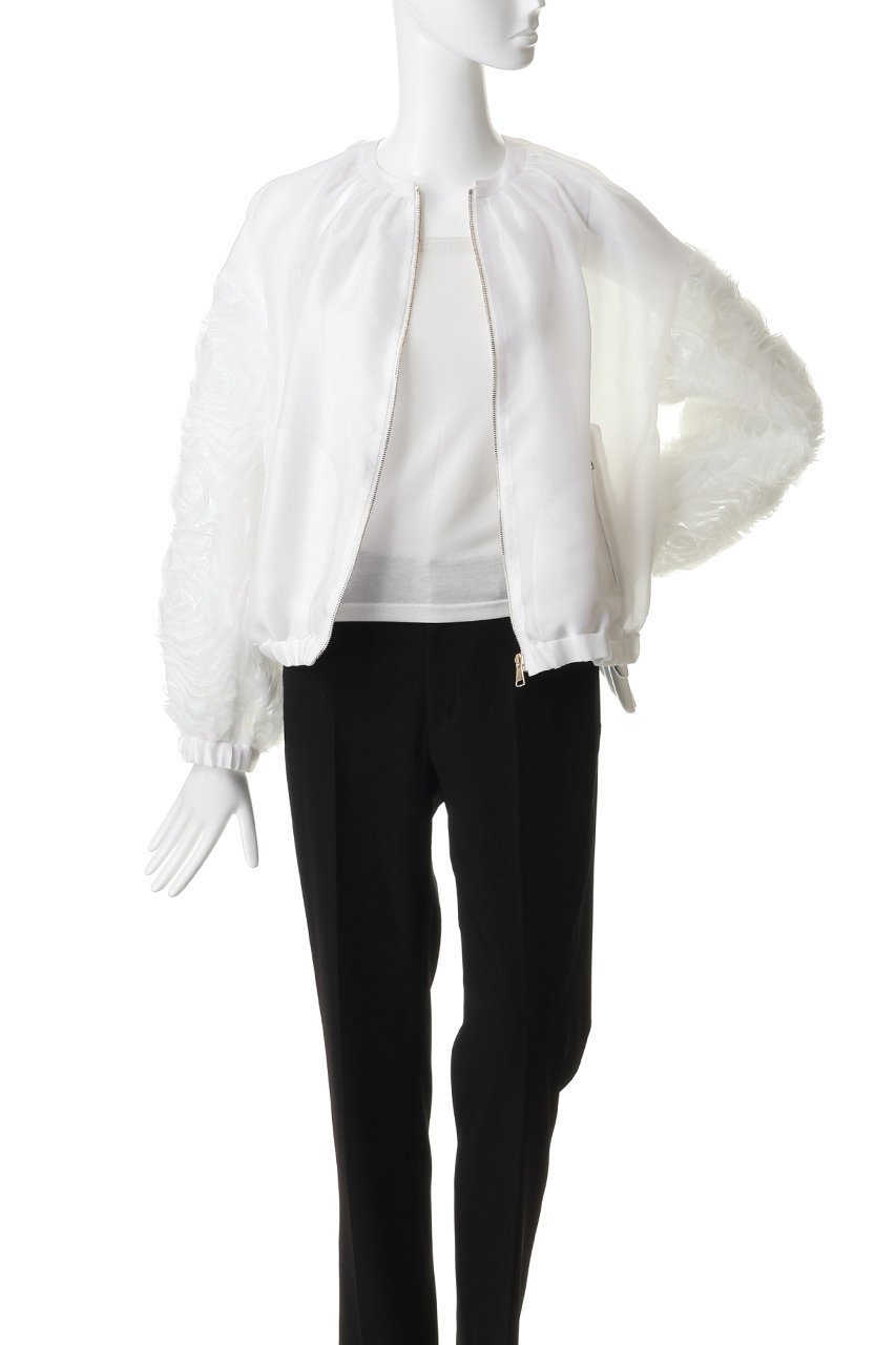 【その他のブランド/Other】のカットフラワー ブルゾン 人気、トレンドファッション・服の通販 founy(ファニー) 　ファッション　Fashion　レディースファッション　Fashion for Women　アウター　Coat / Outerwear Collection　レディースジャケット・軽アウター　Jackets　ブルゾンジャケット・スポーティアウター　Blouson Jackets　オーガンジー　Organza Fabric　シアー　Sheer, See-Through　ジャケット　Jacket, Outerwear　ノースリーブ　Sleeveless, No-Sleeve　バランス　Balance, Style Balance　フィット　Fit, Slim Fit　フラワー　Flower, Floral　ブルゾン　Blouson, Bomber Jacket　ボトム　Bottoms, Lower Wear　モチーフ　Motif, Design Theme　リュクス　Luxury, Elegant, High-End, Chic　新作・新入荷　New Arrivals / New In　other-7|ID: prp329100004942645 ipo3291000000037096648