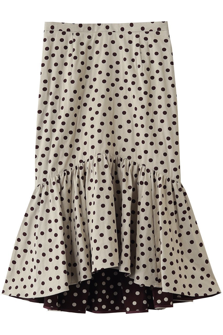 【その他のブランド/Other】のドット柄 マーメイドスカート 人気、トレンドファッション・服の通販 founy(ファニー) 　ファッション　Fashion　レディースファッション　Fashion for Women　スカート　Skirts　ギャザー　Gathered, Ruffled　シンプル　Simple, Minimal　ジャカード／ジャガード　Jacquard, Woven Pattern　ストレッチ　Stretch, Stretchy Fabric　ドット　Polka Dot, Dot Pattern　マーメイド　Mermaid, Fishtail Silhouette　新作・新入荷　New Arrivals / New In　 other-1|ID: prp329100004942646 ipo3291000000037096649