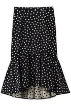 【その他のブランド/Other】のドット柄 マーメイドスカート 人気、トレンドファッション・服の通販 founy(ファニー) ファッション Fashion レディースファッション Fashion for Women スカート Skirts ギャザー Gathered, Ruffled シンプル Simple, Minimal ジャカード／ジャガード Jacquard, Woven Pattern ストレッチ Stretch, Stretchy Fabric ドット Polka Dot, Dot Pattern マーメイド Mermaid, Fishtail Silhouette 新作・新入荷 New Arrivals / New In thumbnail ブラック|ID: prp329100004942646 ipo3291000000037096651