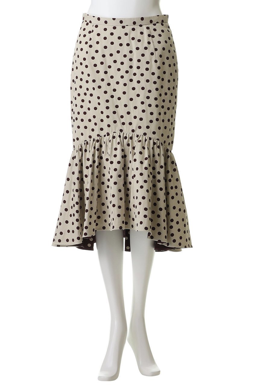 【その他のブランド/Other】のドット柄 マーメイドスカート 人気、トレンドファッション・服の通販 founy(ファニー) 　ファッション　Fashion　レディースファッション　Fashion for Women　スカート　Skirts　ギャザー　Gathered, Ruffled　シンプル　Simple, Minimal　ジャカード／ジャガード　Jacquard, Woven Pattern　ストレッチ　Stretch, Stretchy Fabric　ドット　Polka Dot, Dot Pattern　マーメイド　Mermaid, Fishtail Silhouette　新作・新入荷　New Arrivals / New In　other-2|ID: prp329100004942646 ipo3291000000037096652